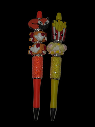 Focal beaded pens
