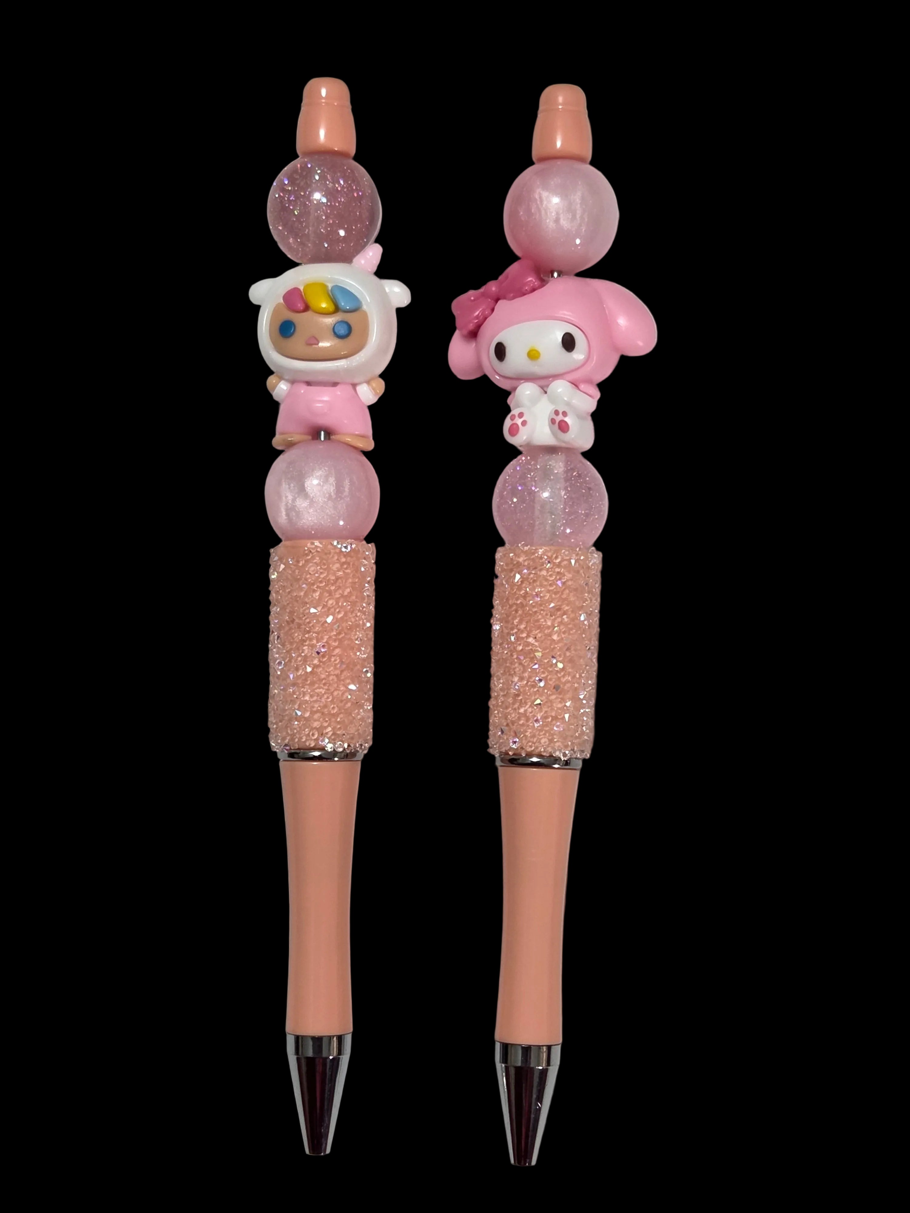 Cartoon beaded pens