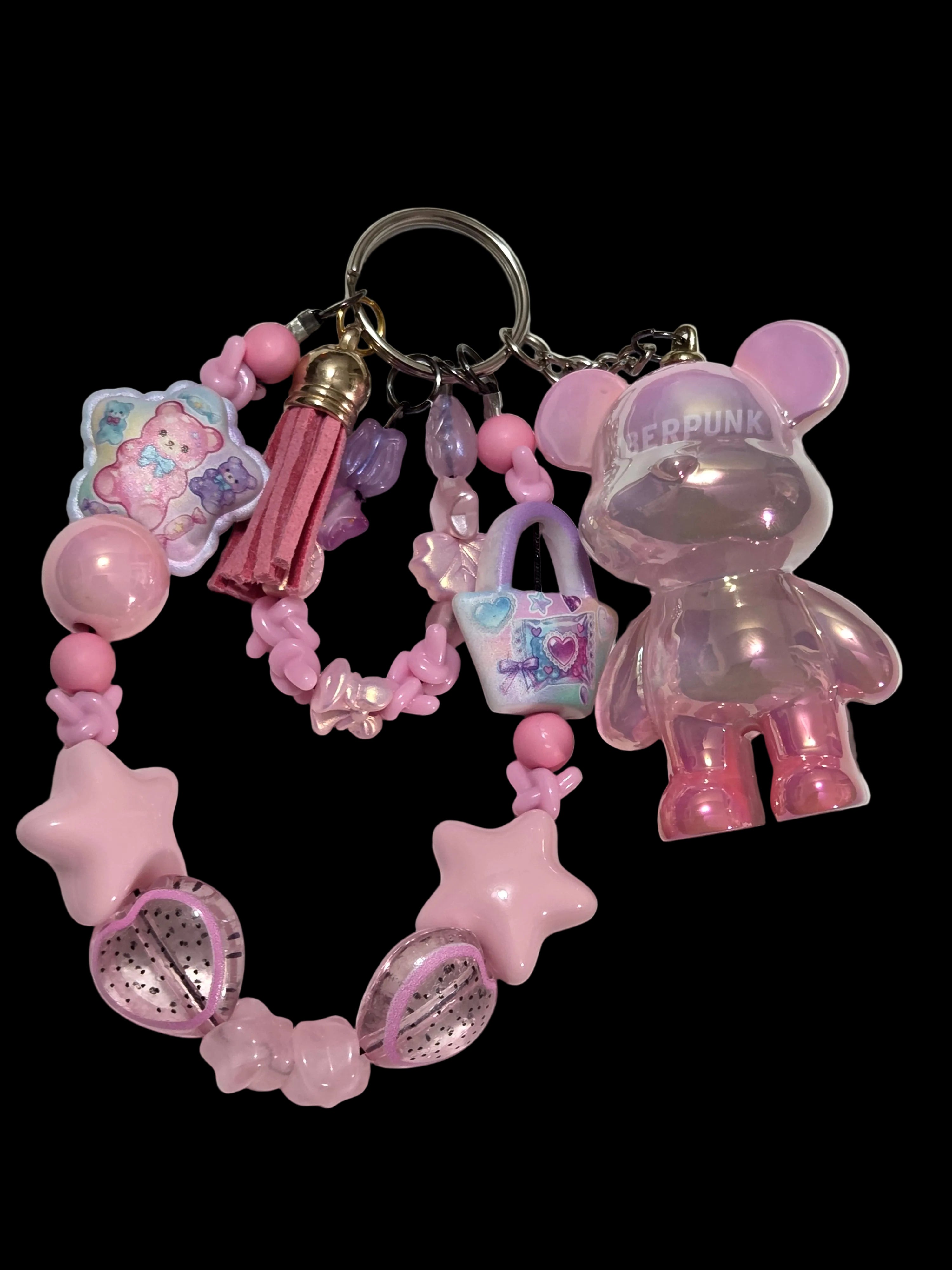 Leopard bear Keychains