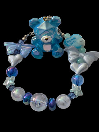 Blue 3d figure Keychains