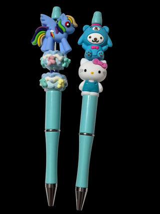 Focal beaded pens
