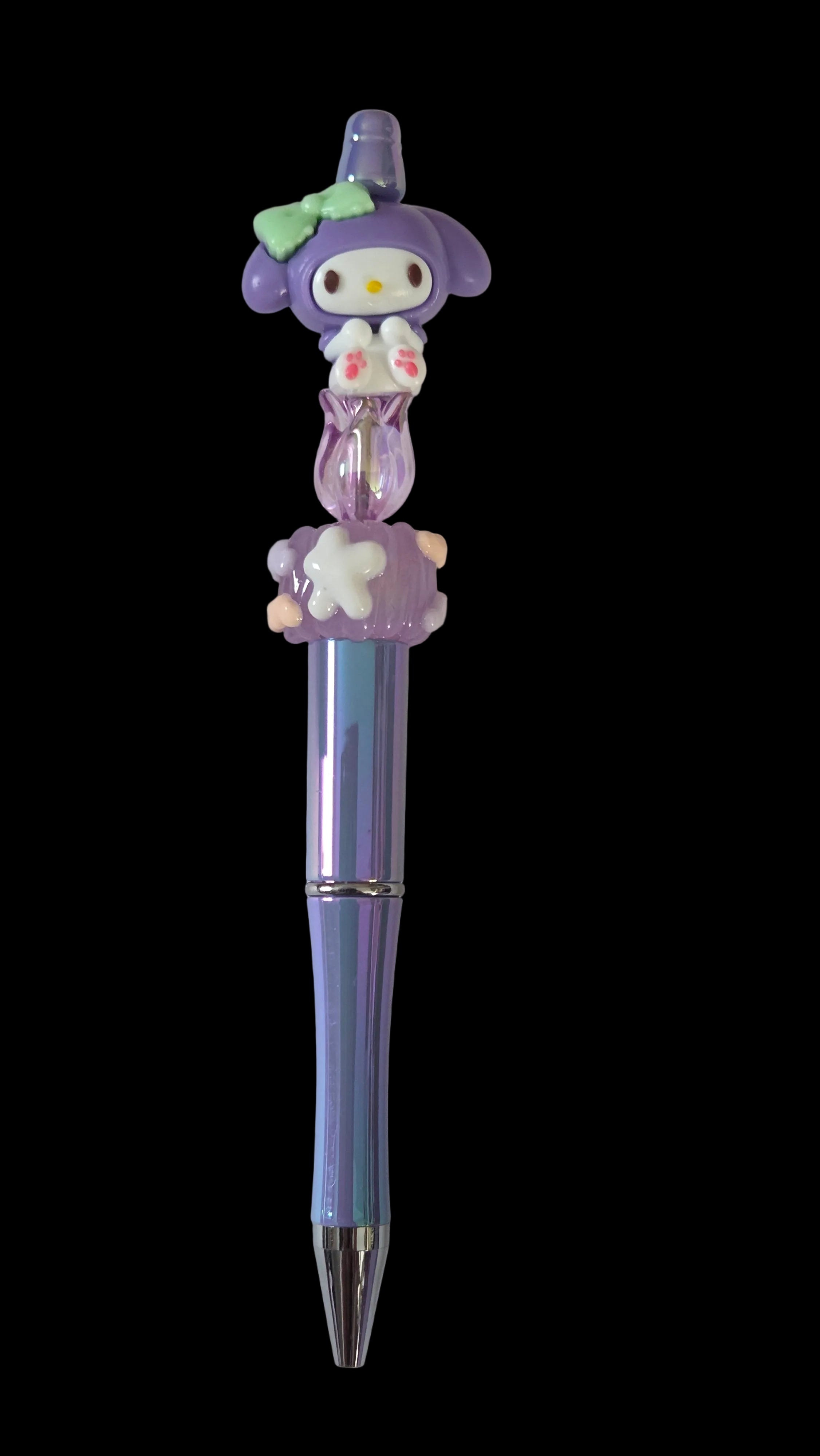 Purple and pink pens