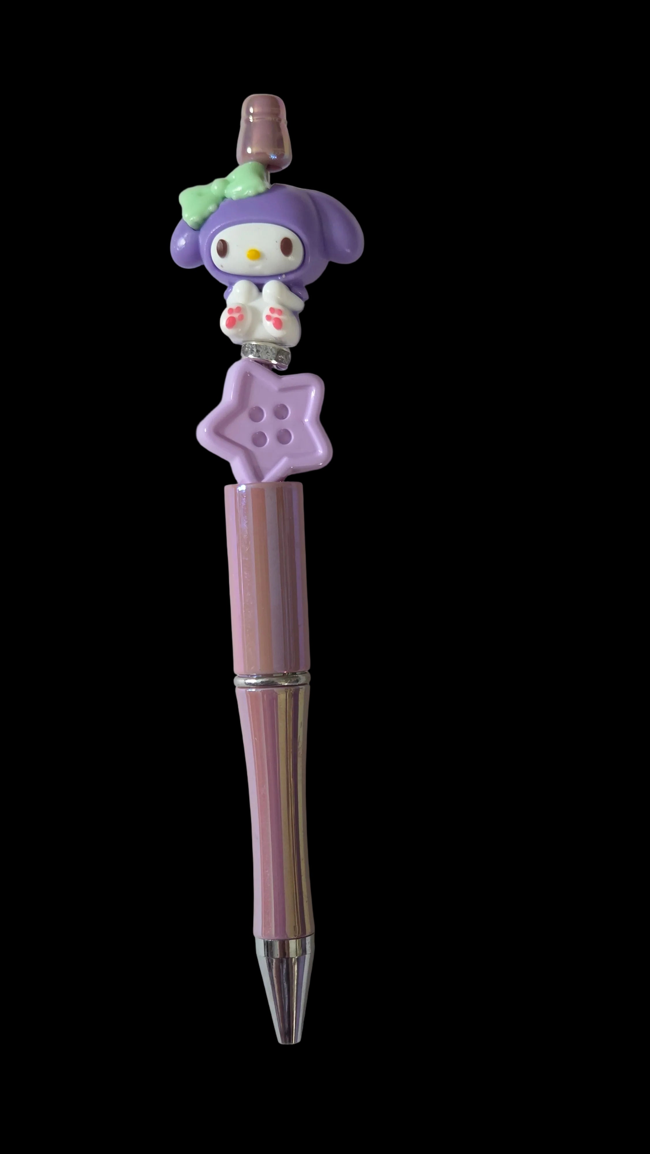 Purple and pink pens
