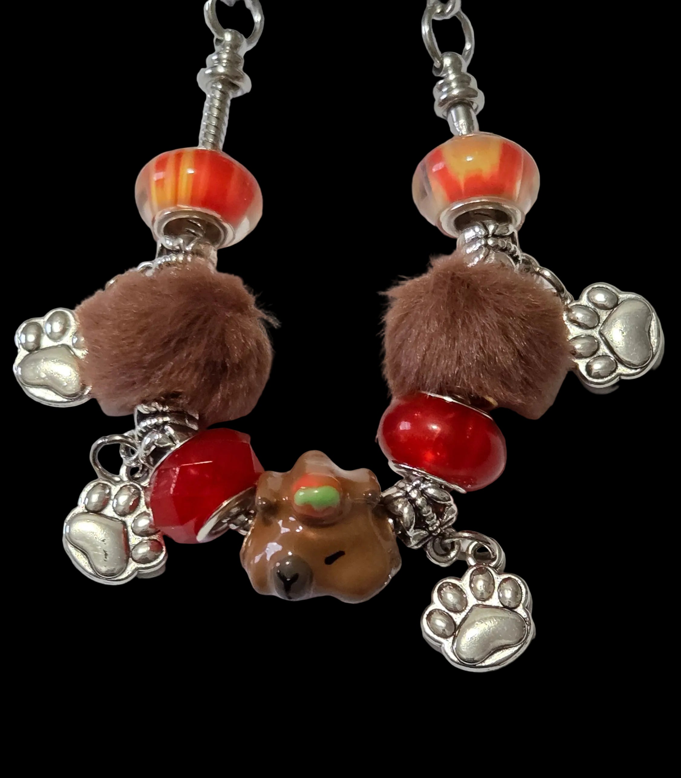 Pandora style cartoon bracelet