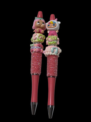 Cartoon beaded pens