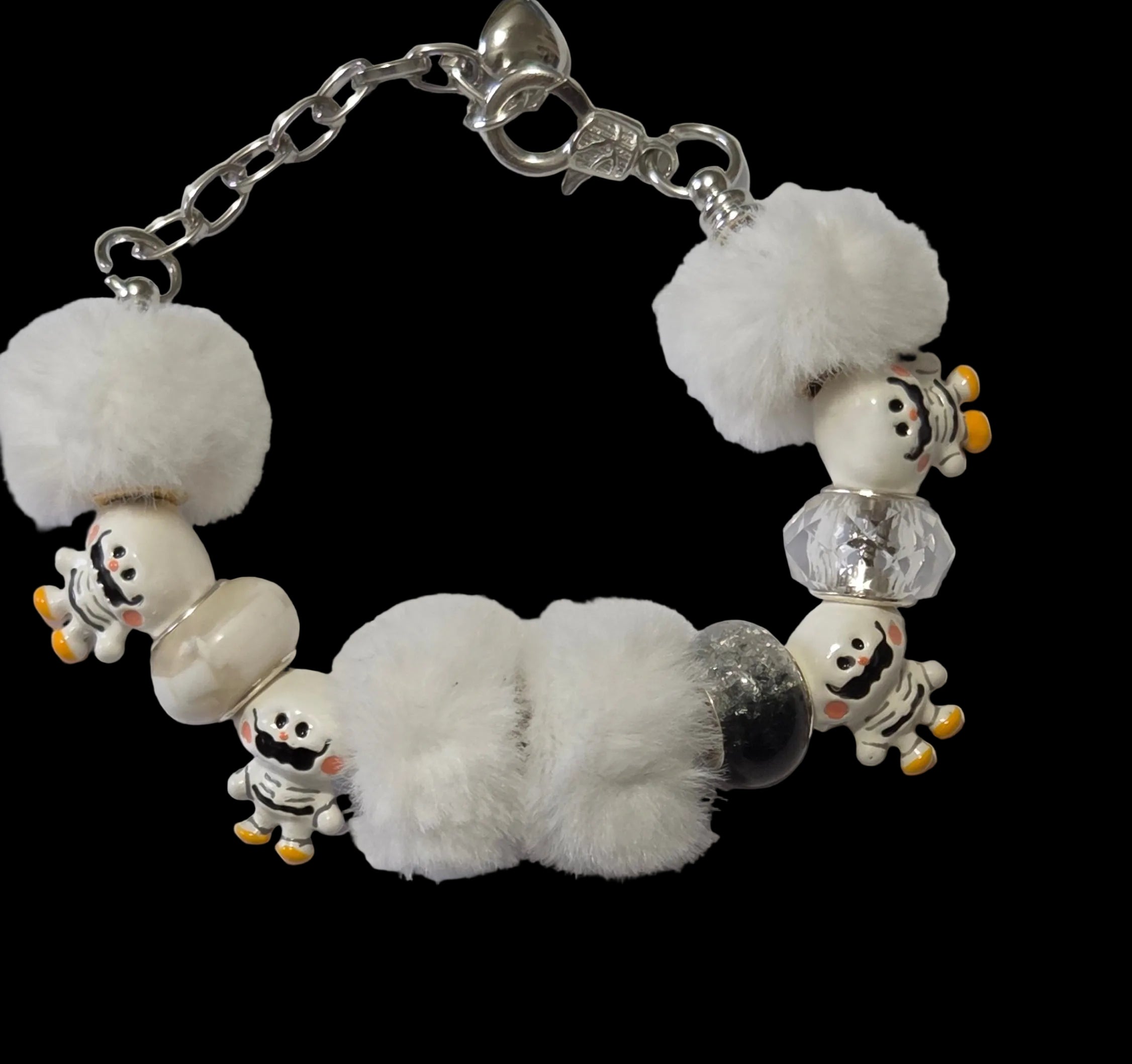 Pandora style cartoon bracelet