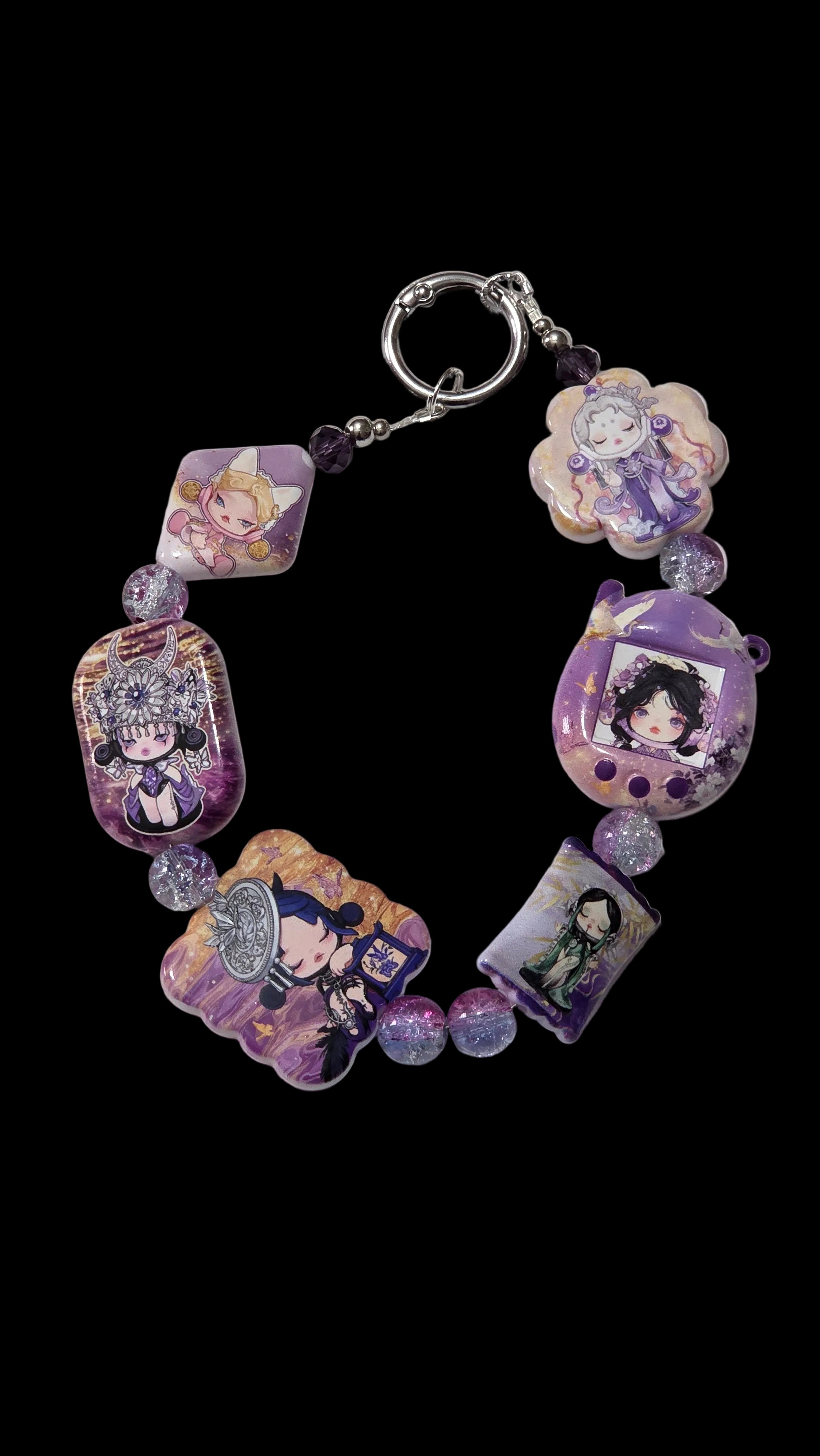 Skull panda Keychains