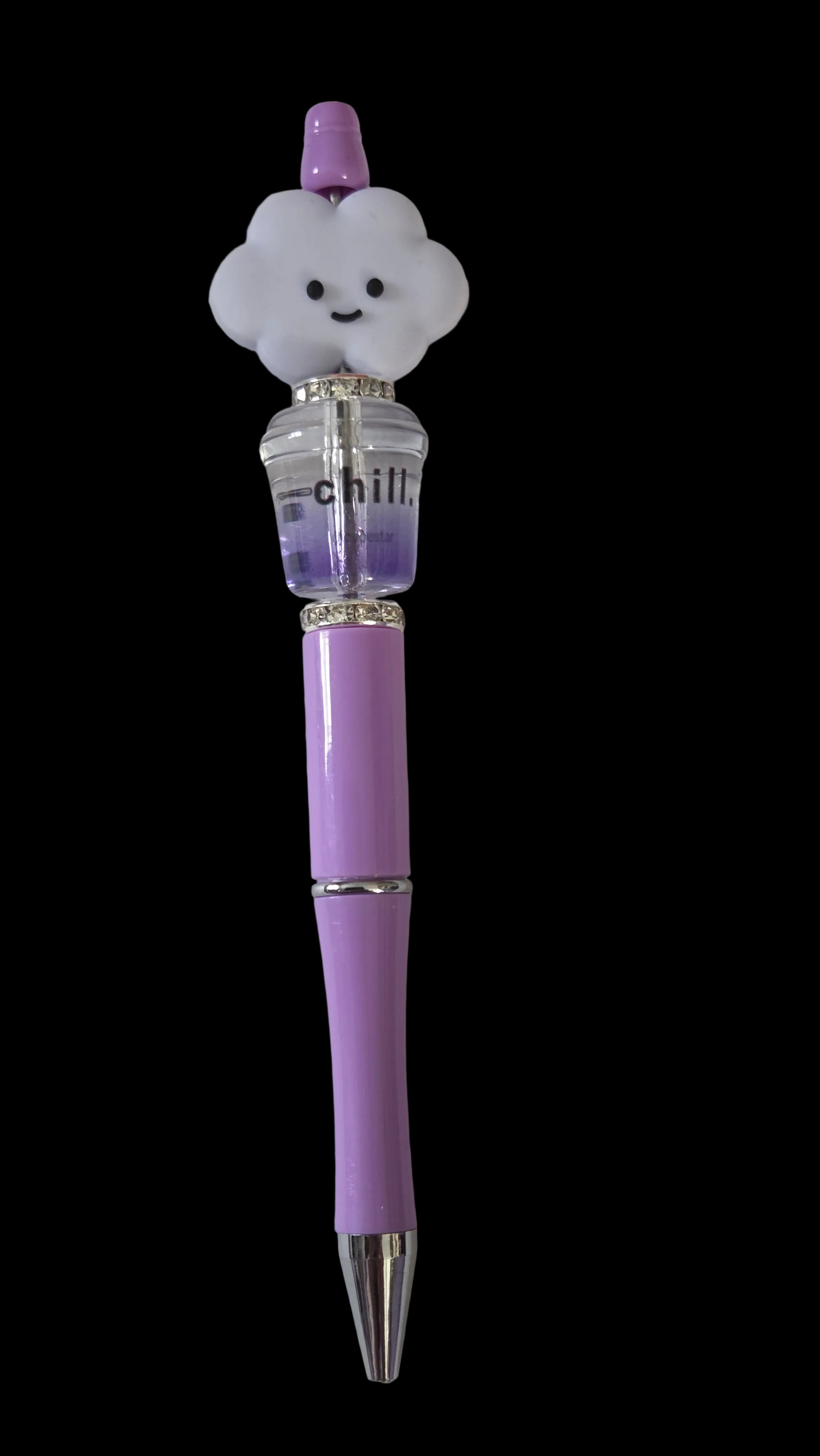 Purple and pink pens