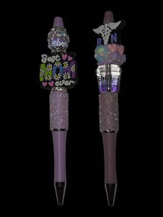 Focal beaded pens
