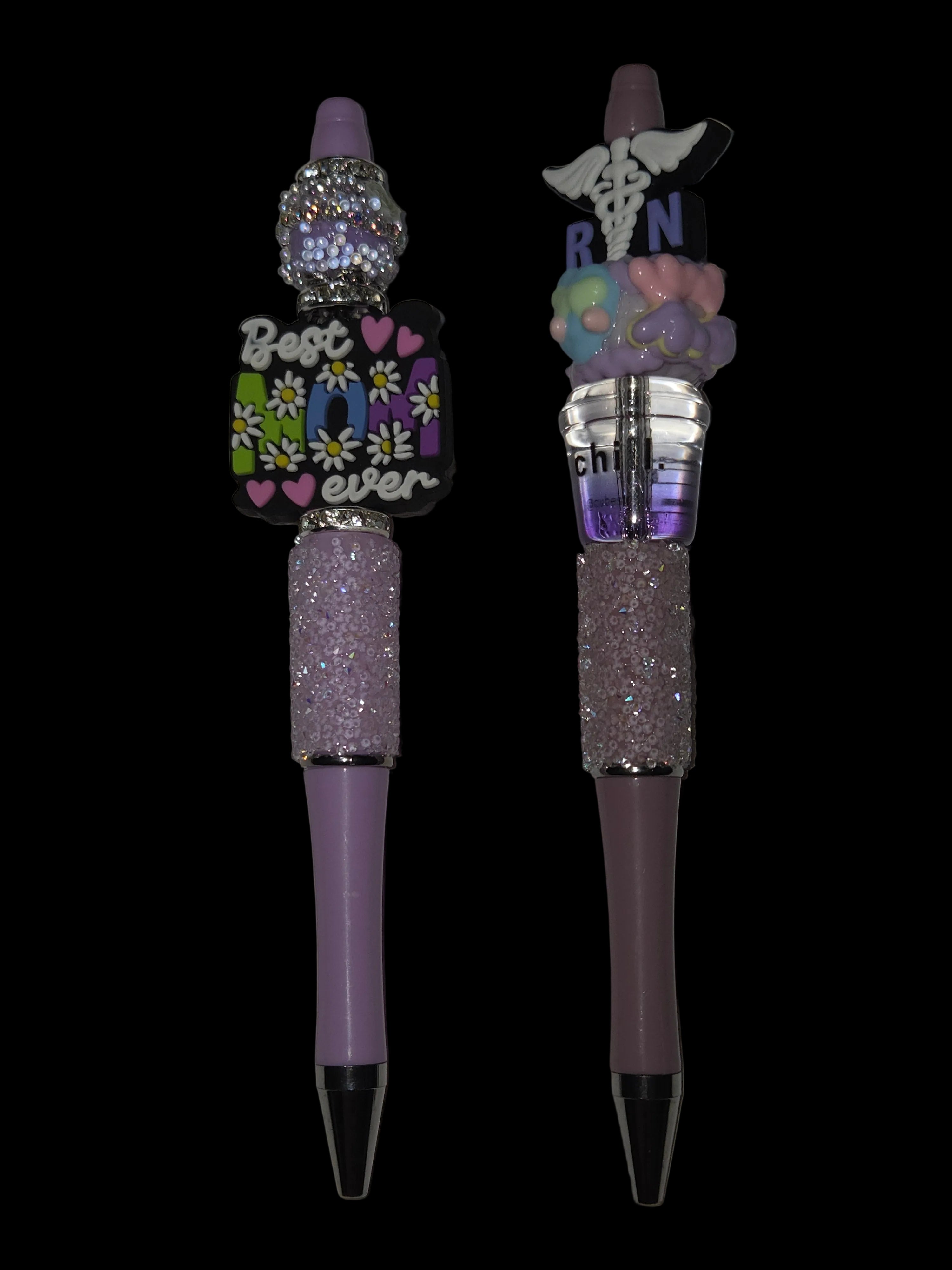 Focal beaded pens