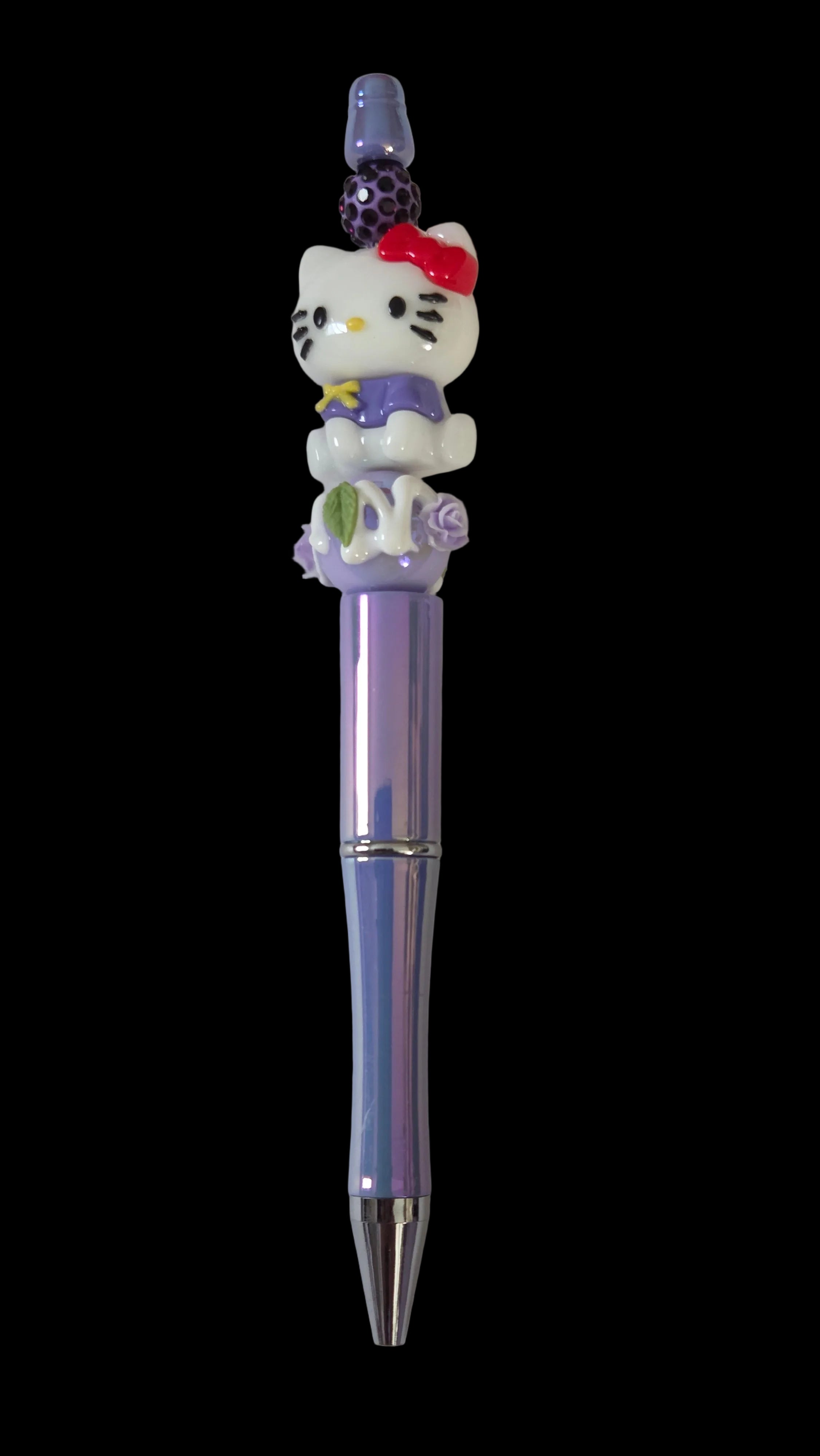 Purple and pink pens