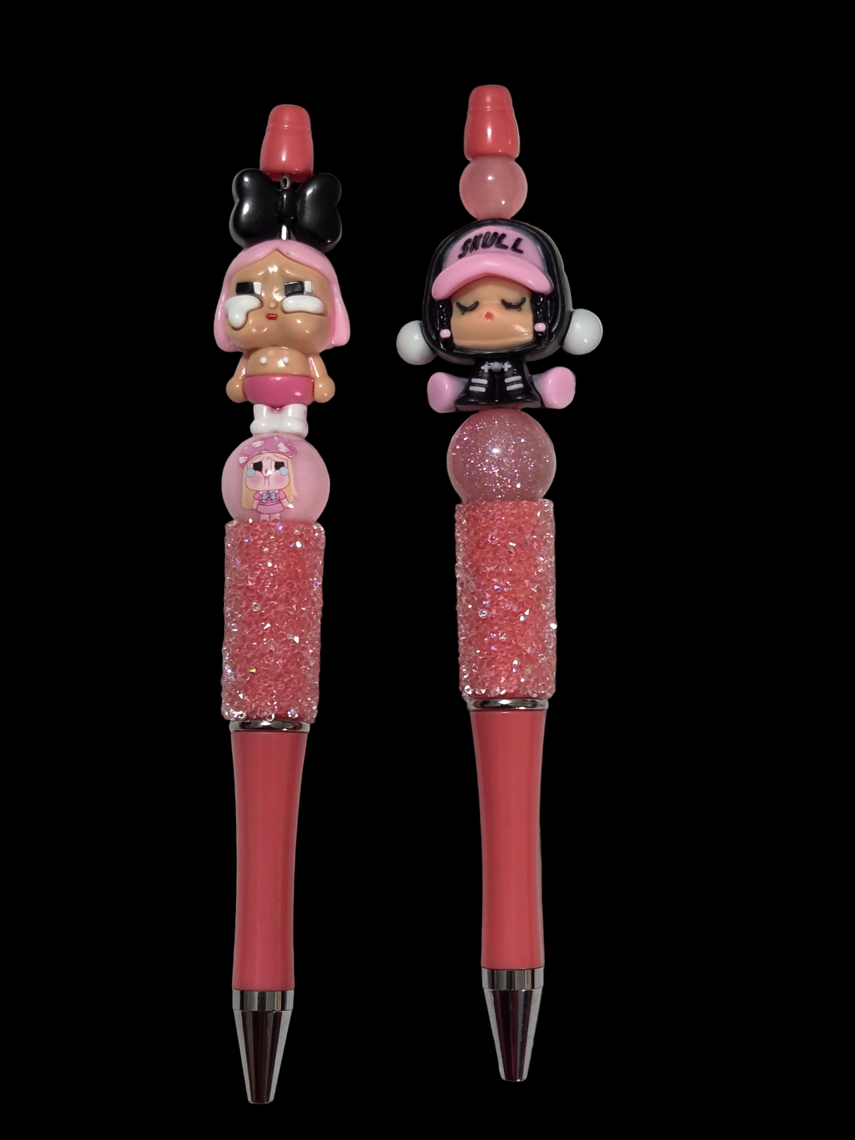 Cartoon beaded pens