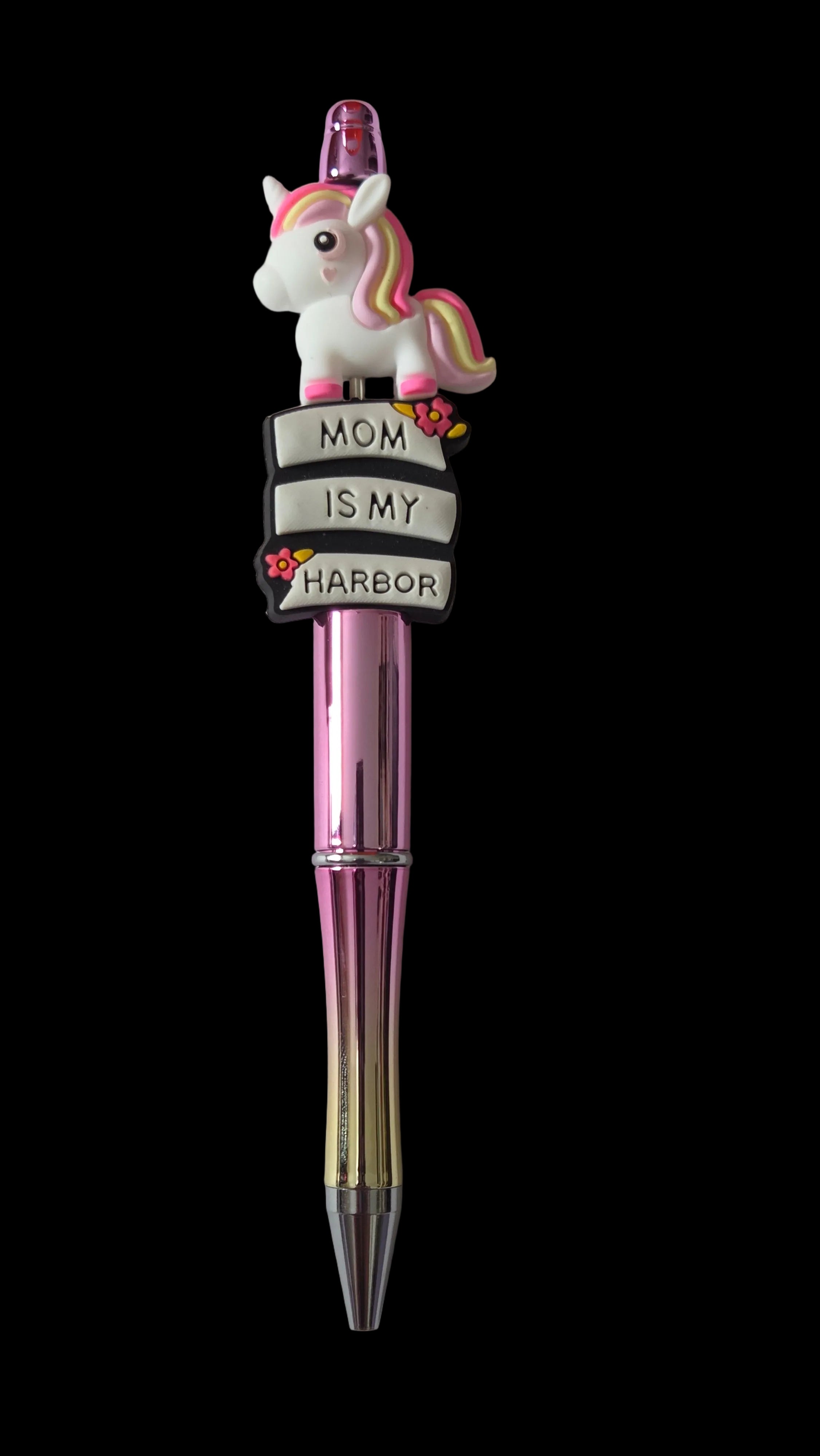 Purple and pink pens