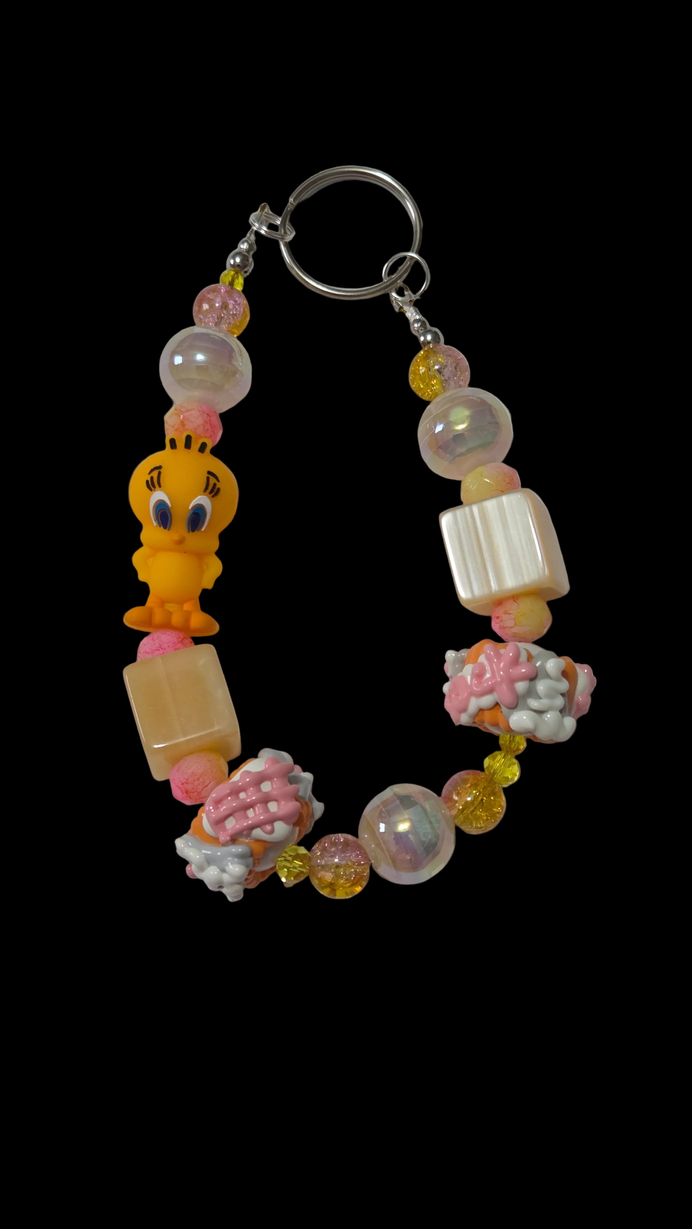 Cartoon yellow Keychains
