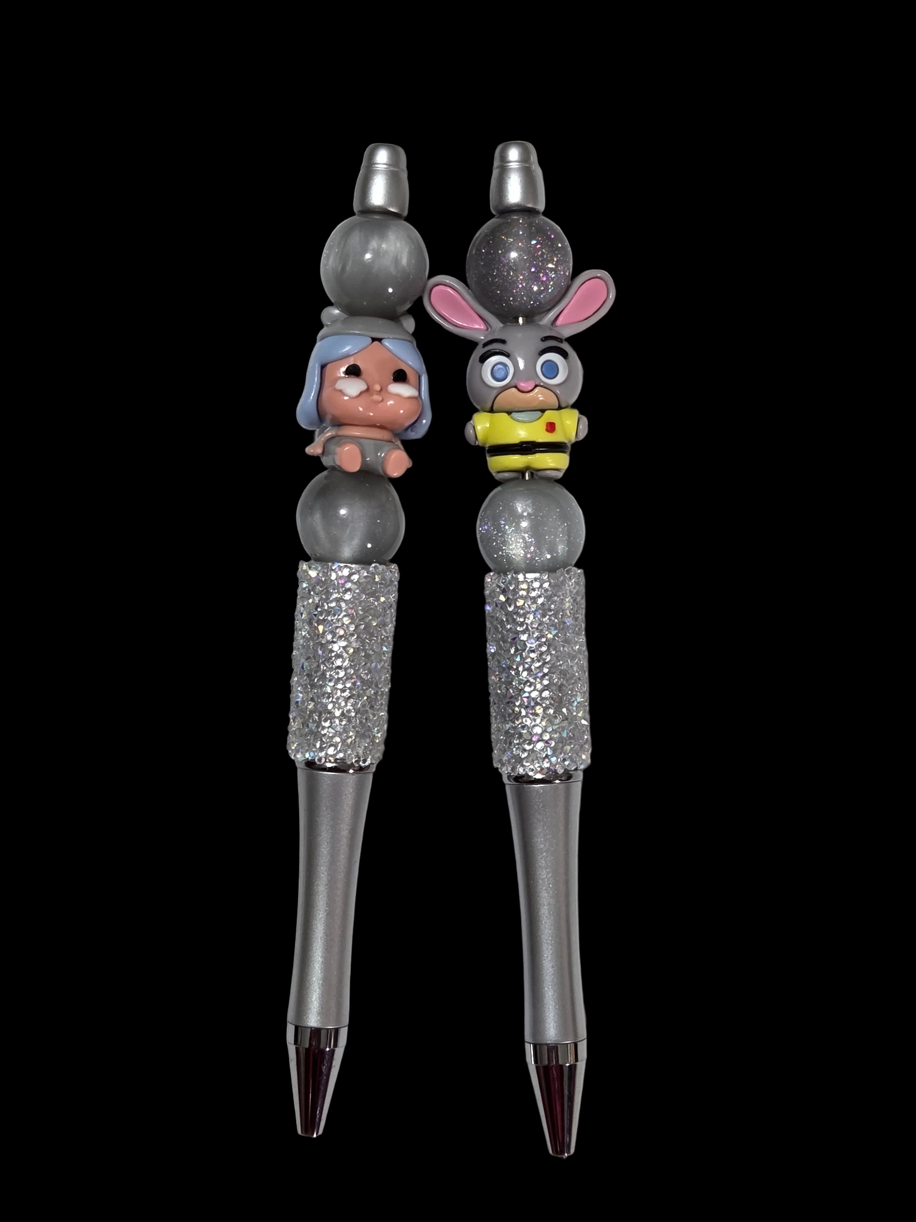 Cartoon beaded pens