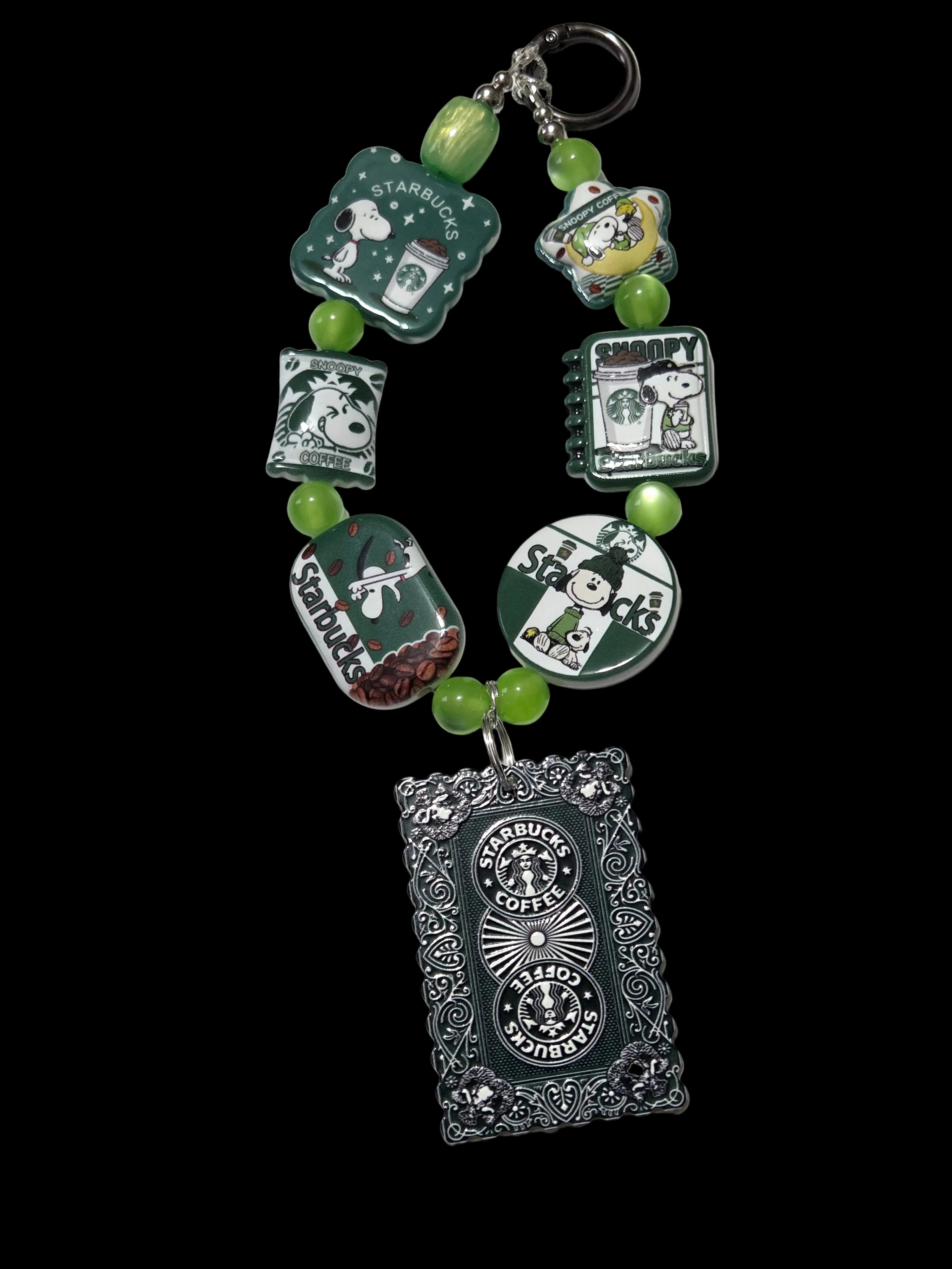 Snoopy Starbucks Keychains