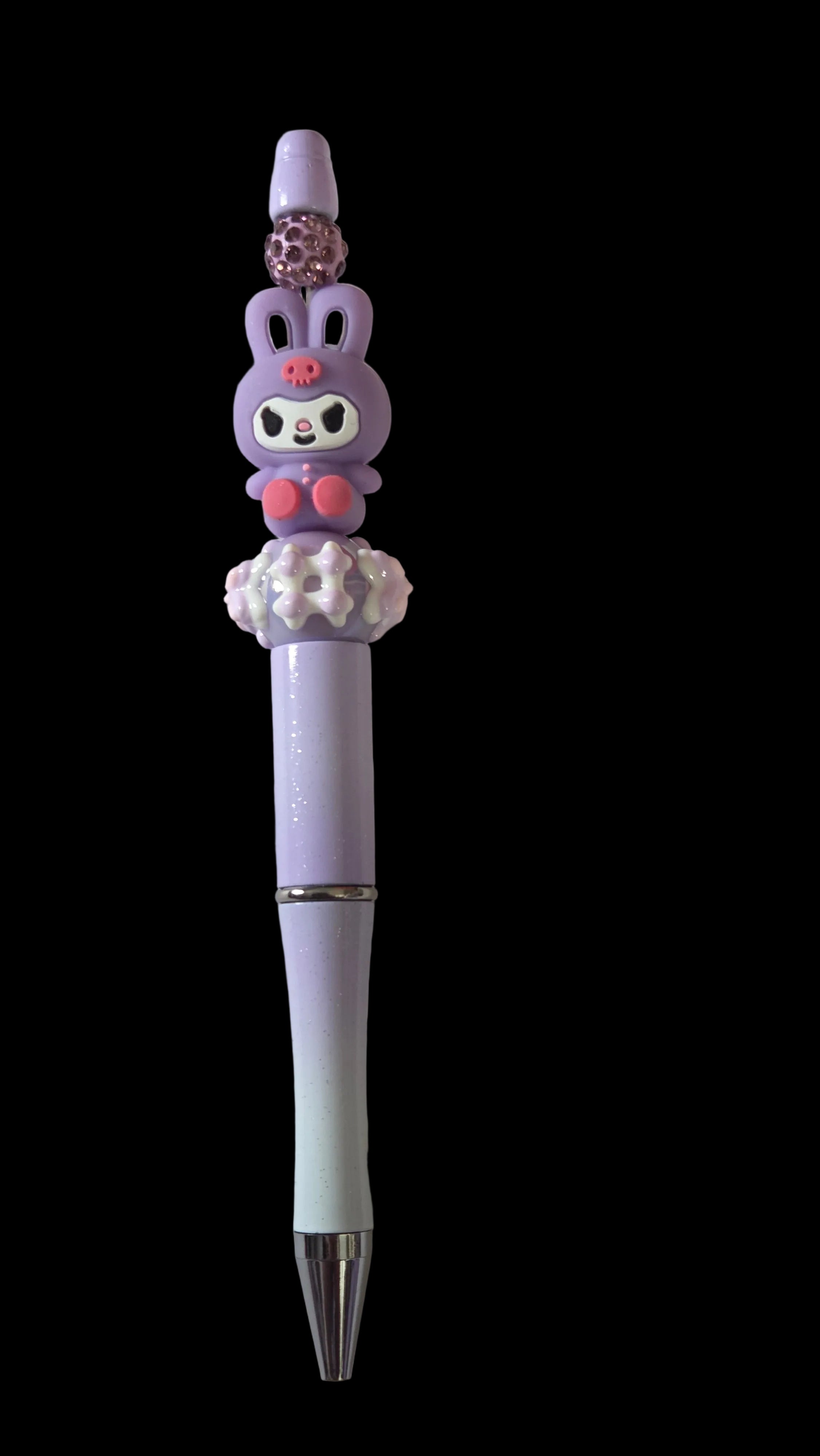 Purple and pink pens