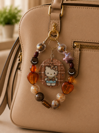 Lepoard Hello kitty Keychains
