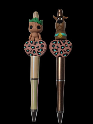 Focal beaded pens