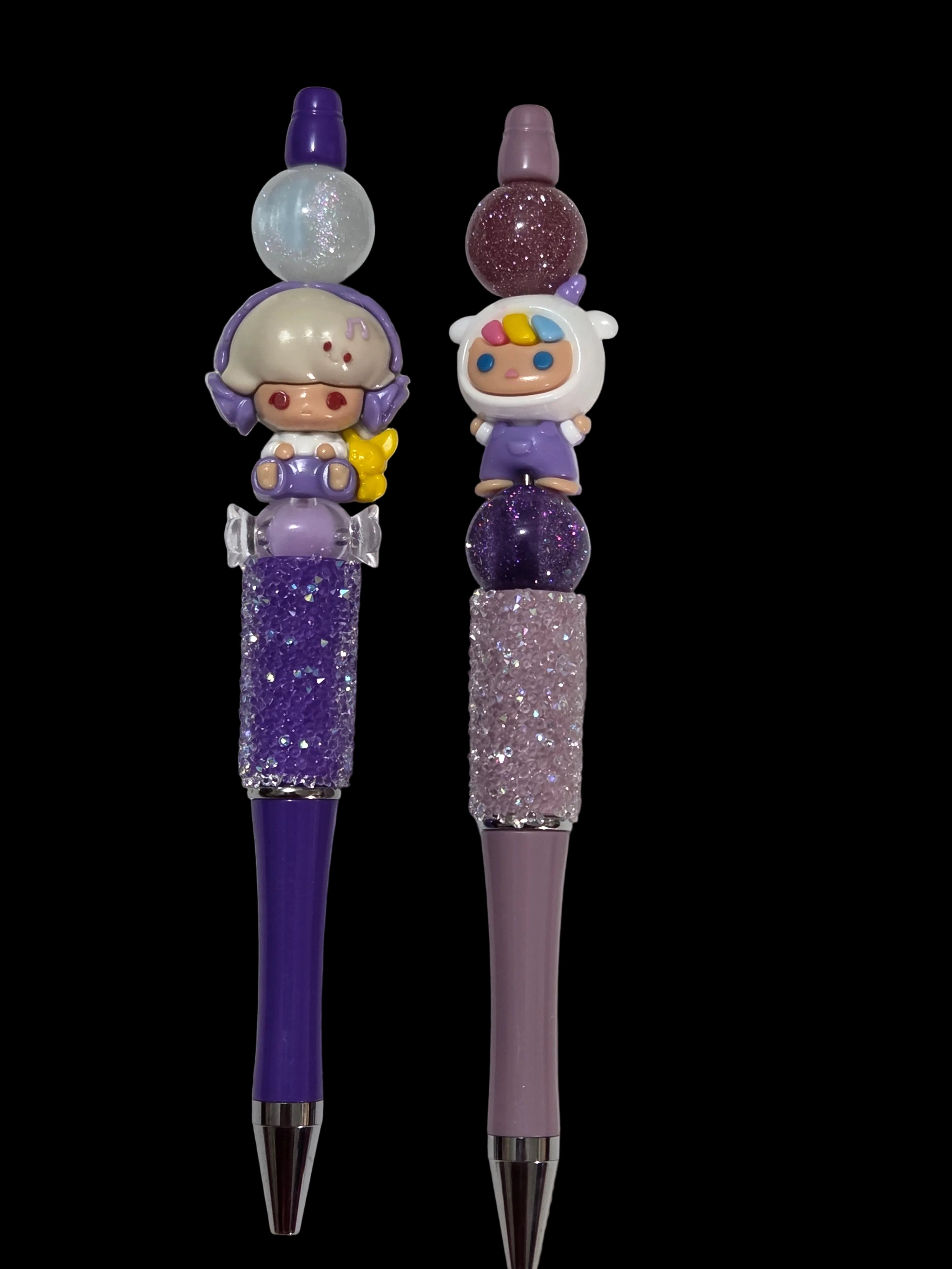 Cartoon beaded pens