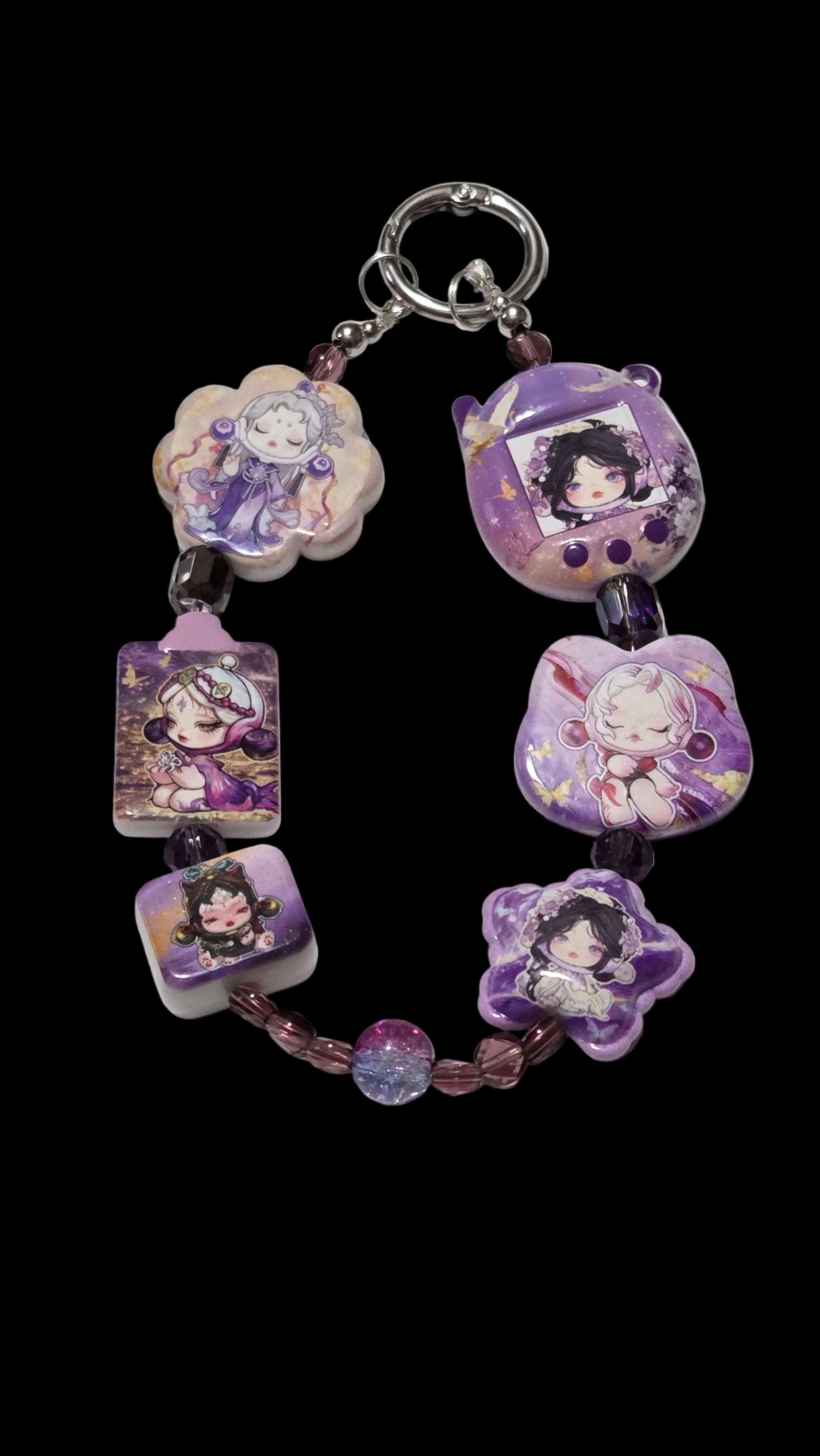 Skull panda Keychains