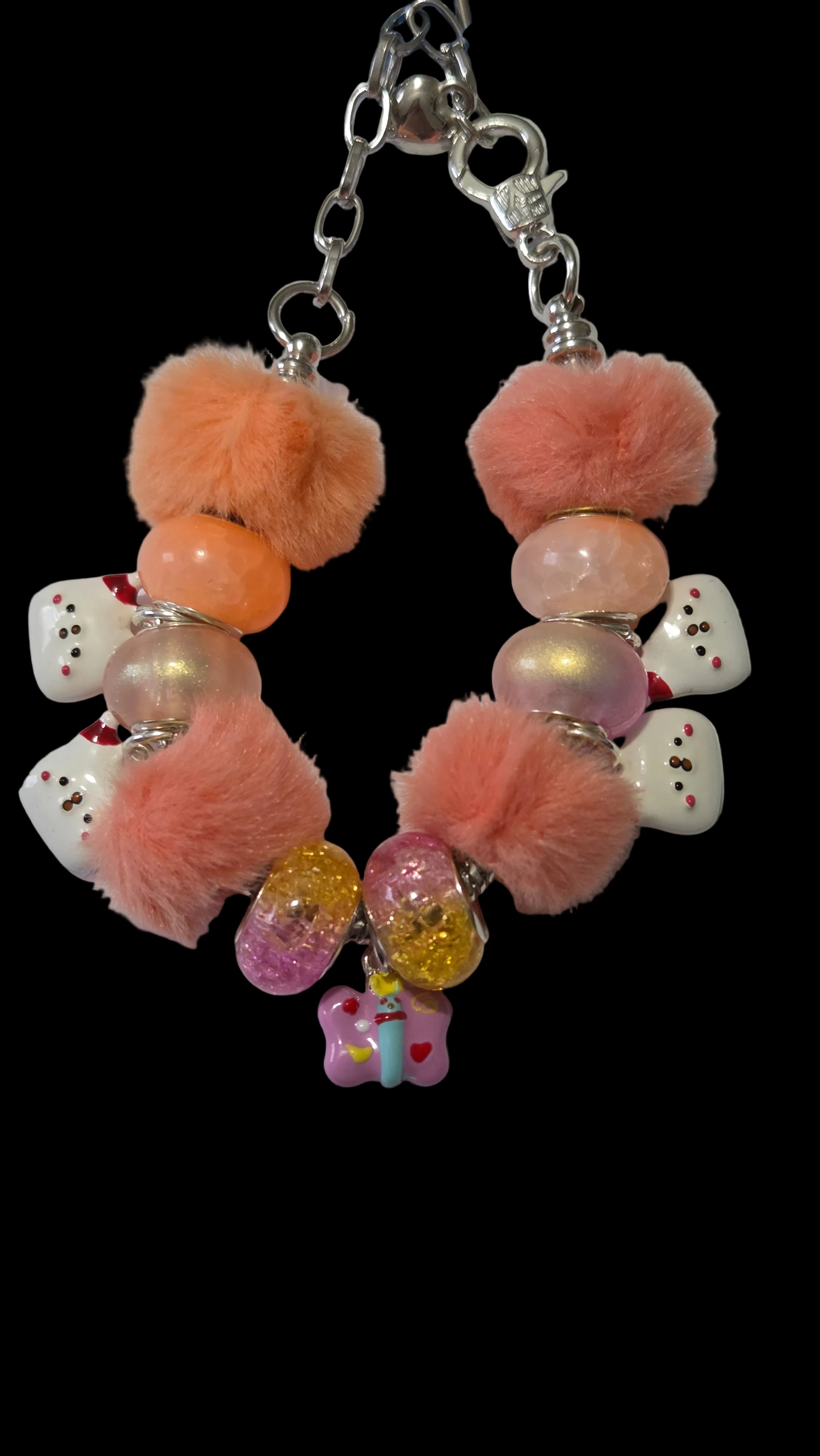 Pandora style cartoon bracelet