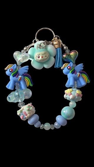 Blue cartoon Keychains