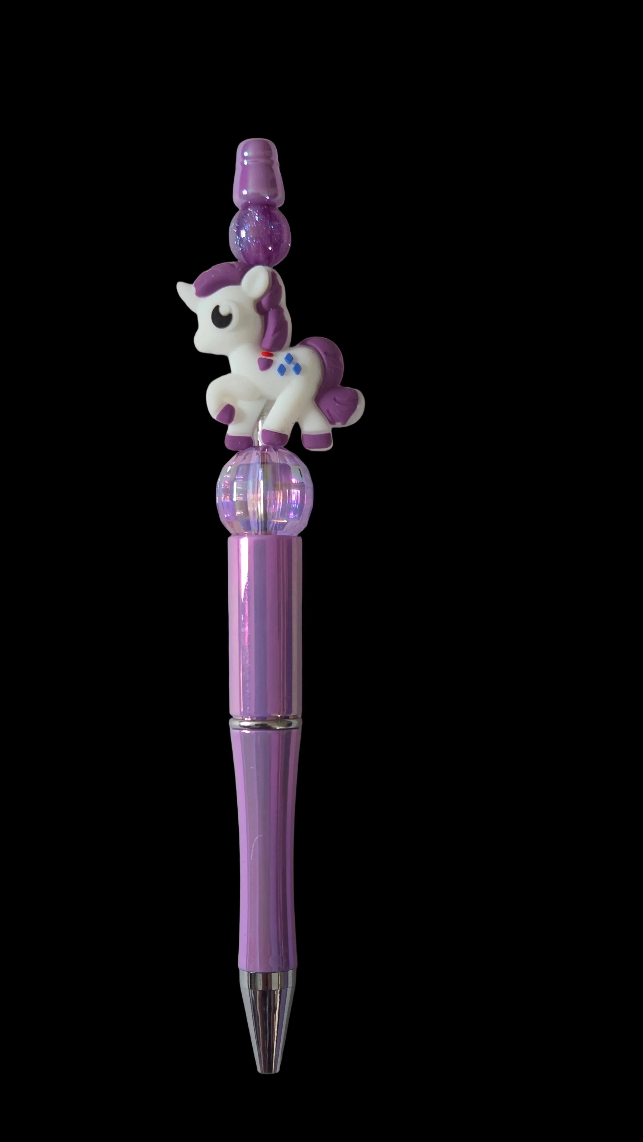 Purple and pink pens