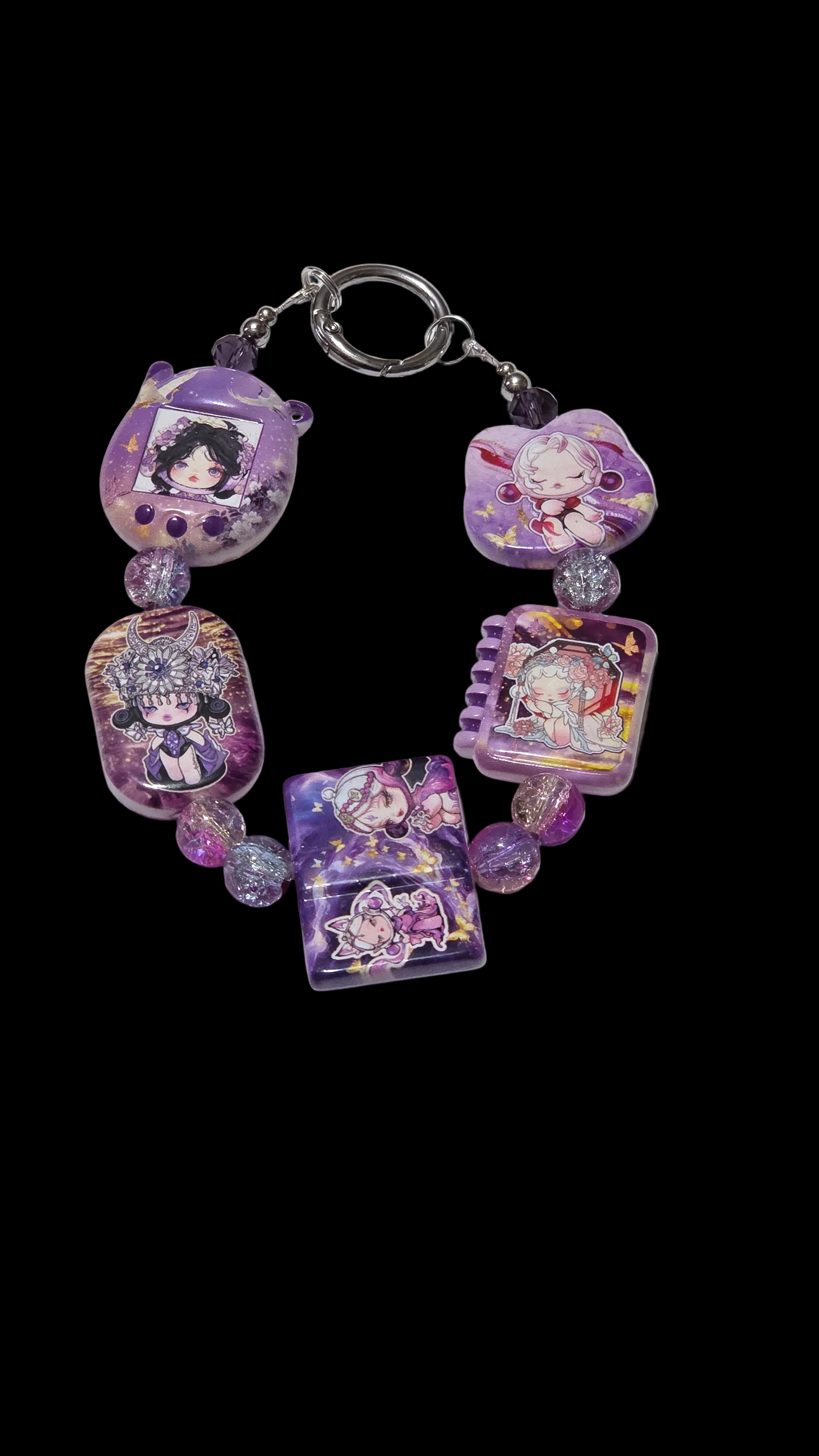 Skull panda Keychains