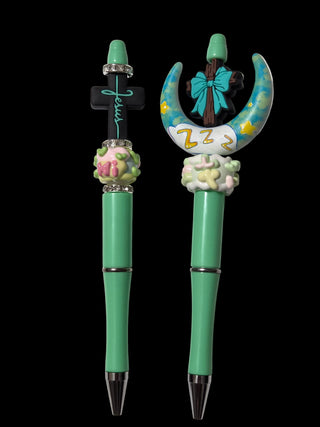 Focal beaded pens