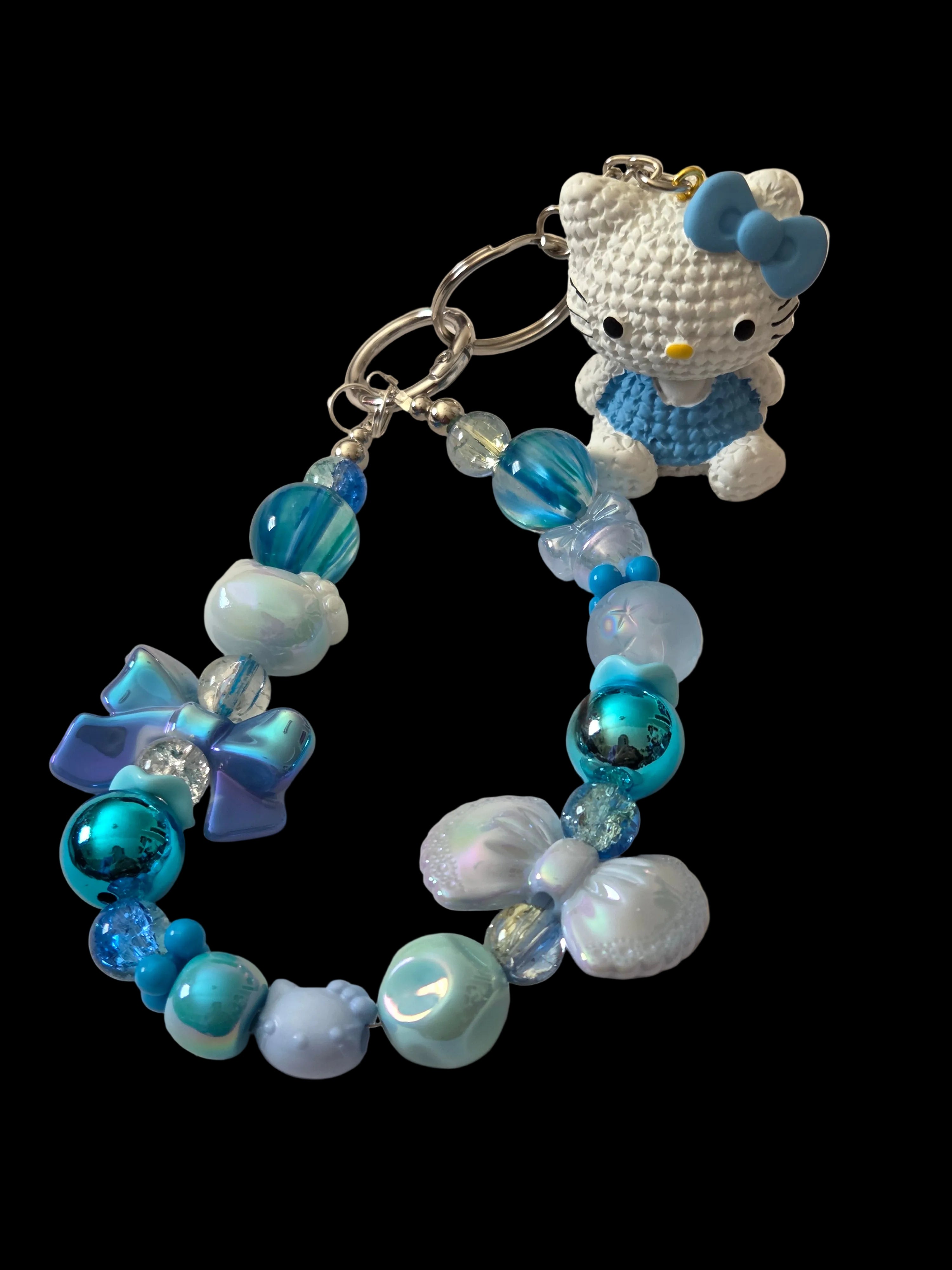 Blue 3d figure Keychains