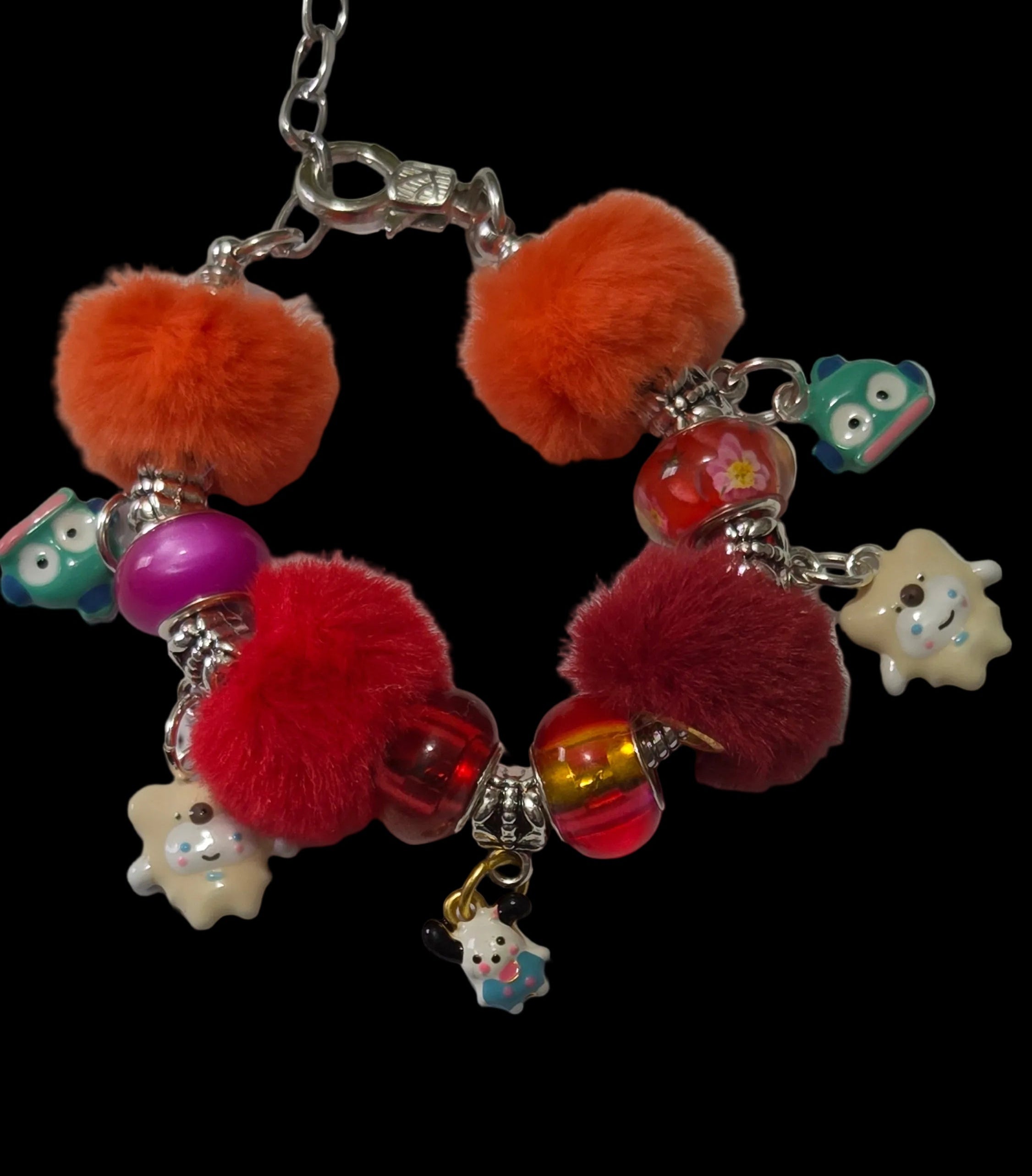 Pandora style cartoon bracelet