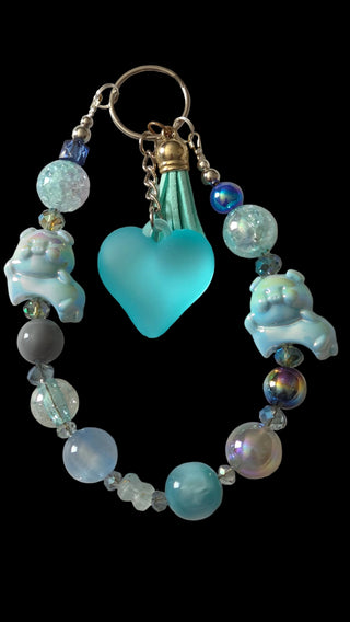 Blue cartoon Keychains