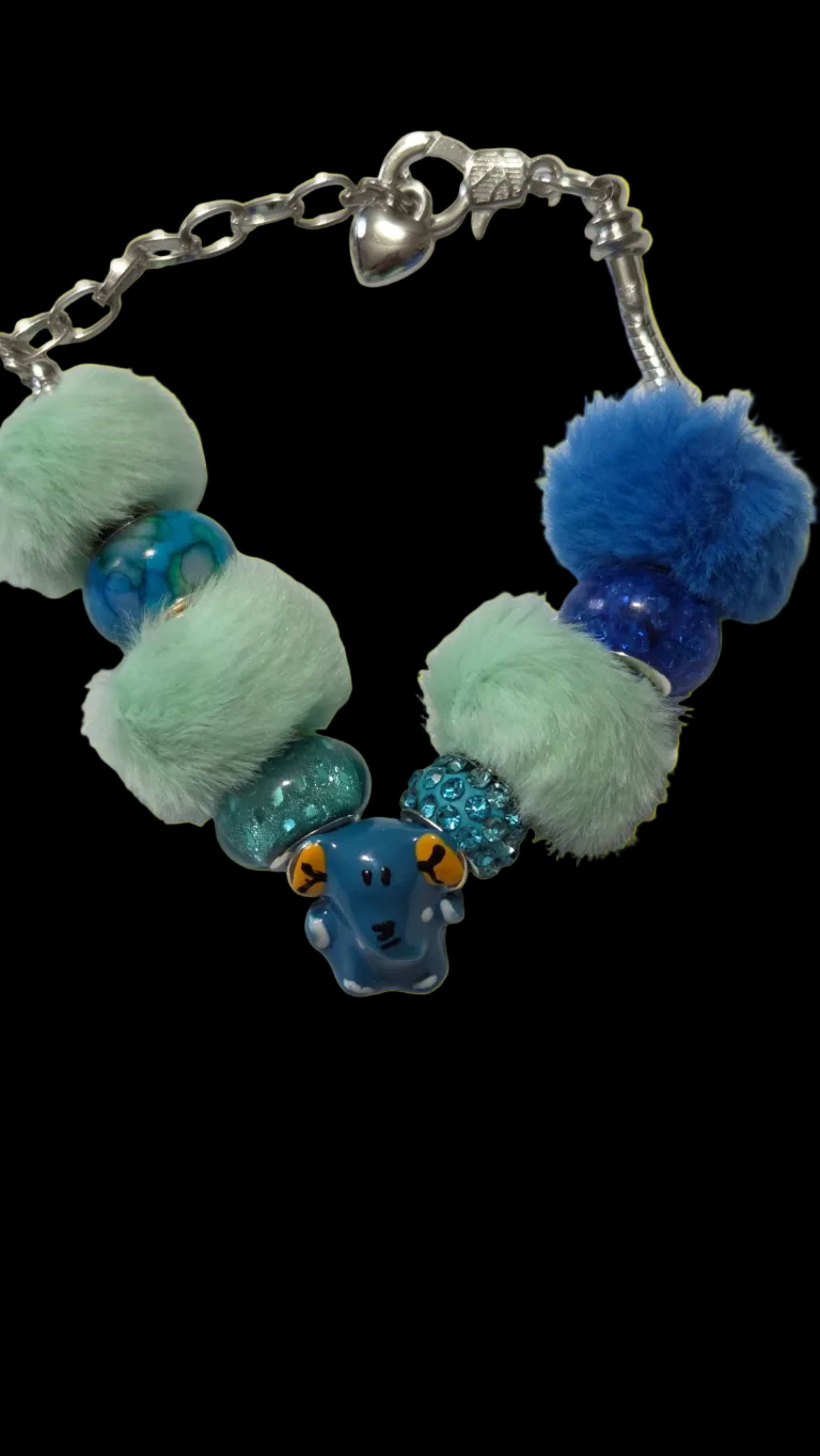 Pandora style cartoon bracelet