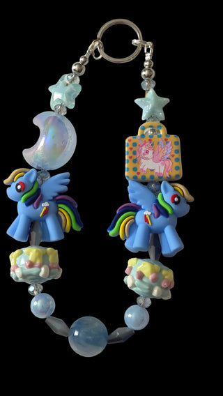 Blue cartoon Keychains
