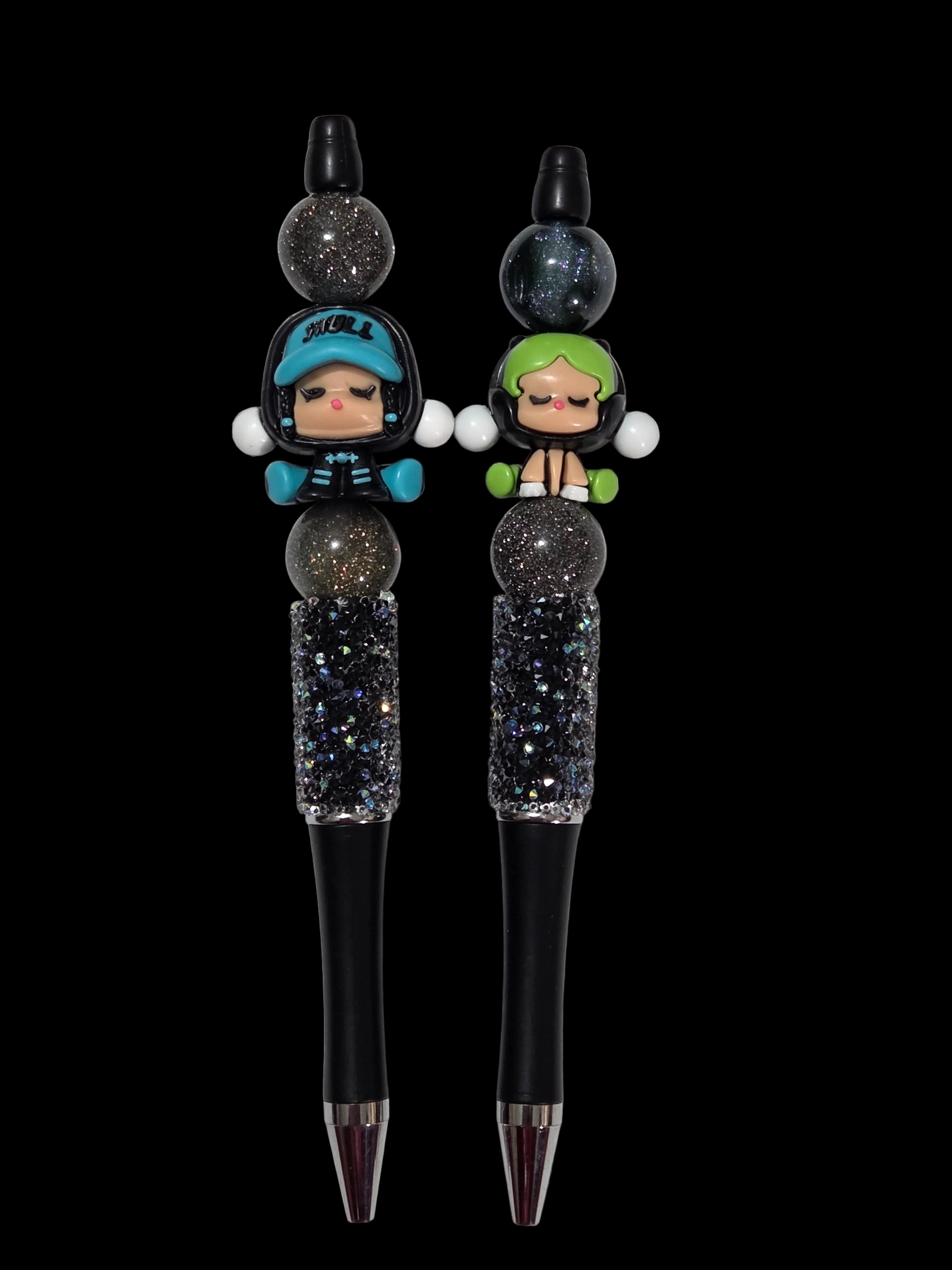 Cartoon beaded pens
