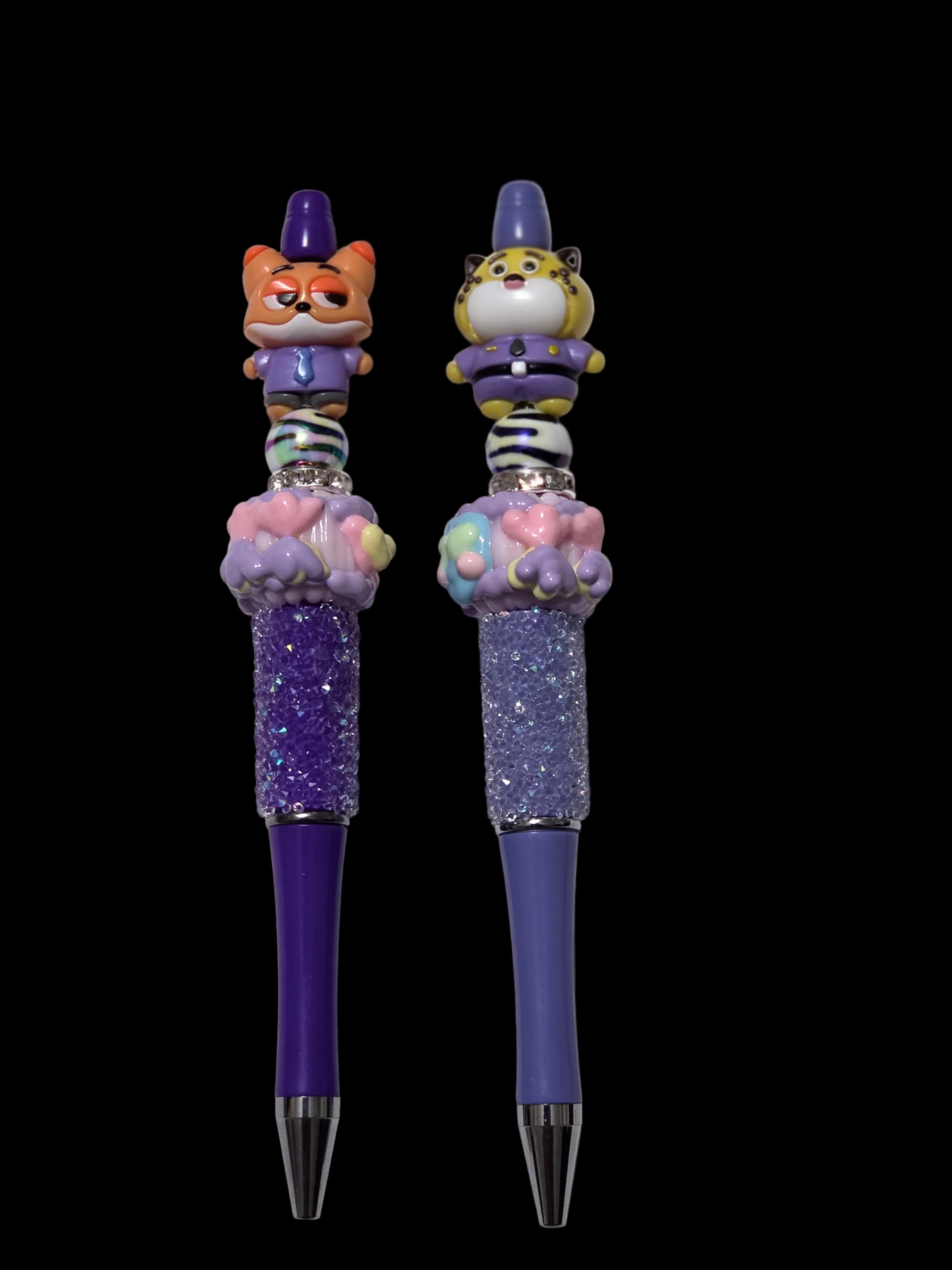 Cartoon beaded pens