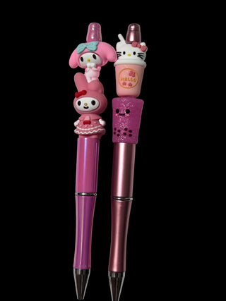 Focal beaded pens
