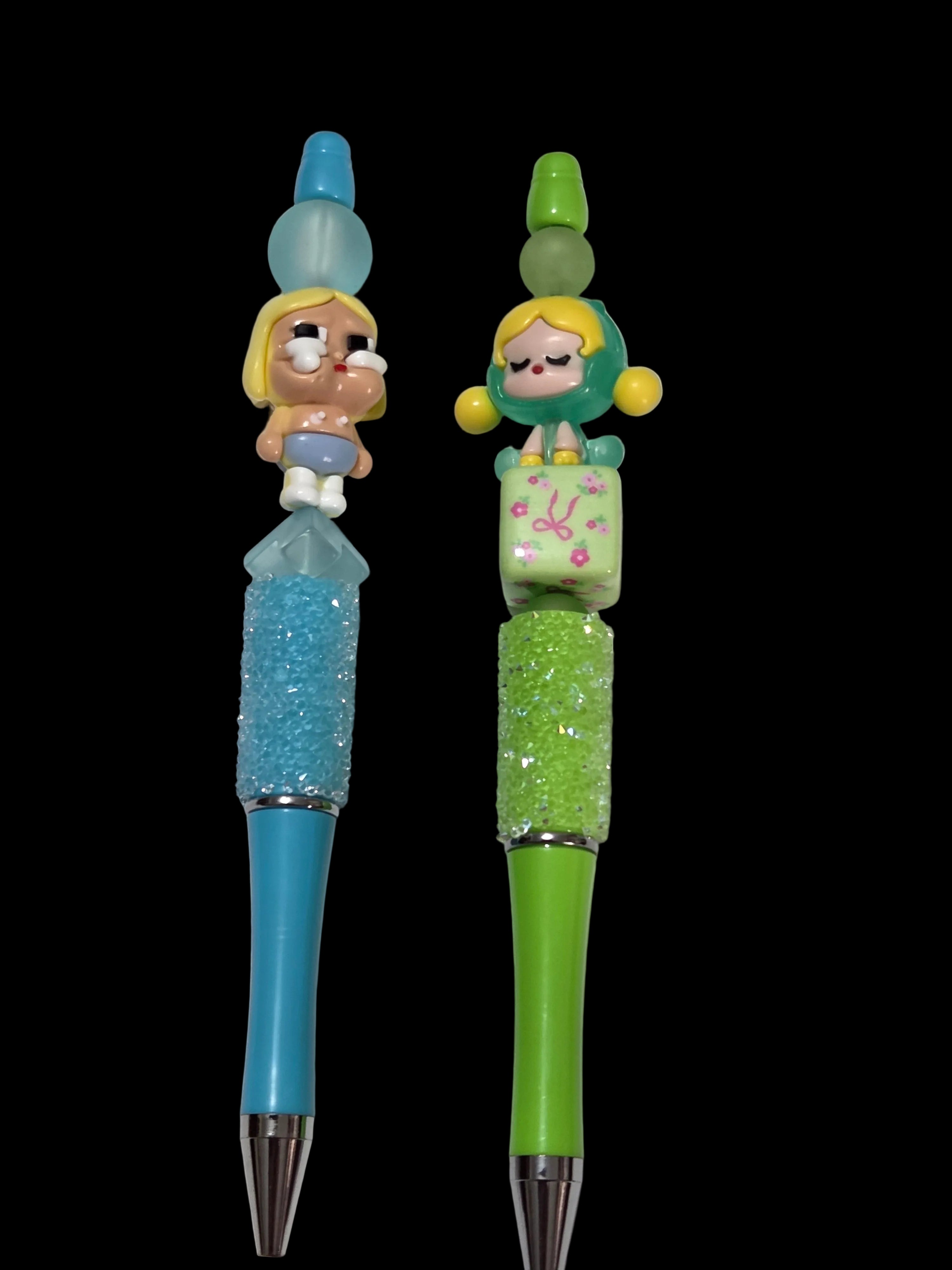 Cartoon beaded pens