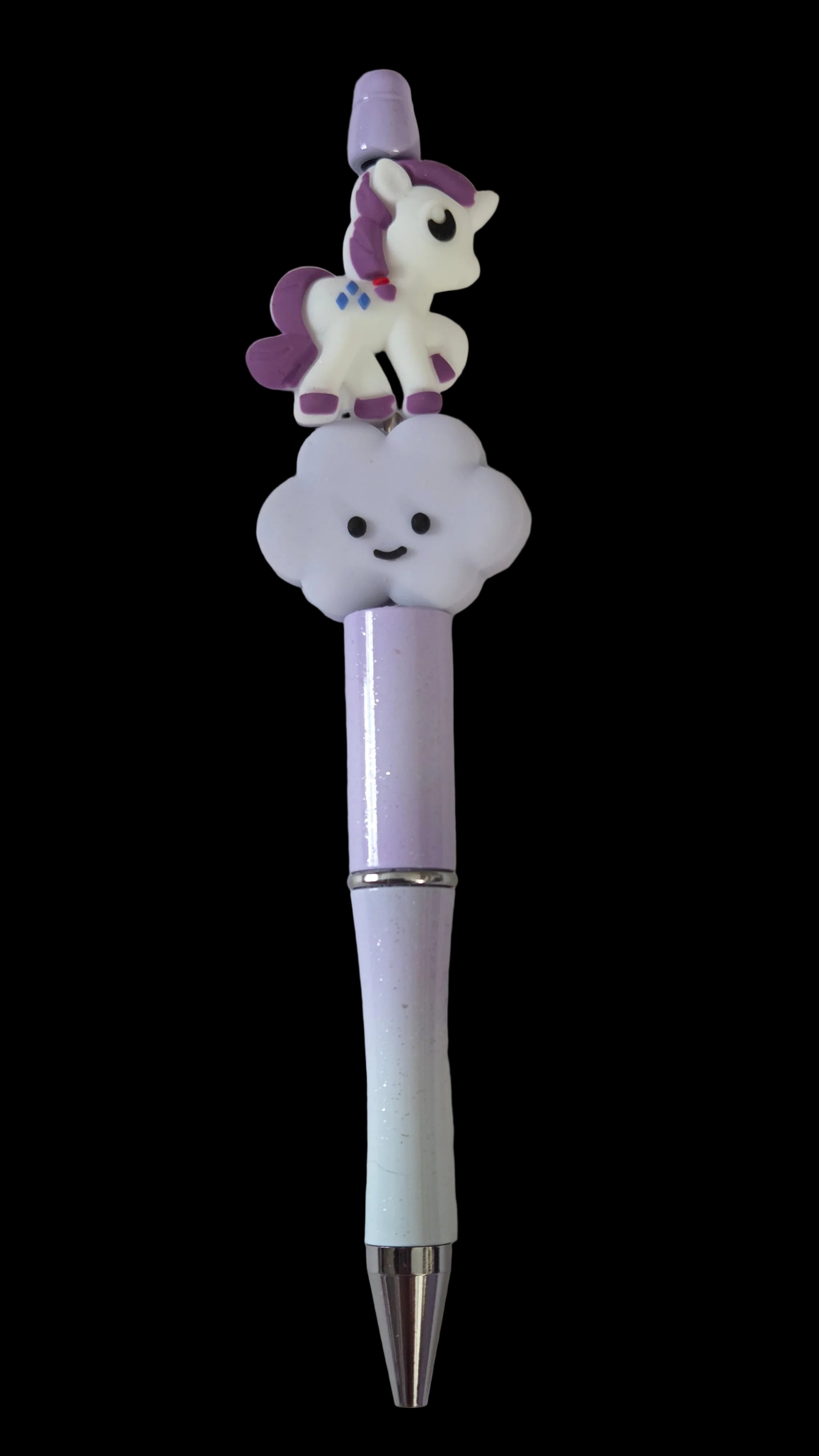 Purple and pink pens