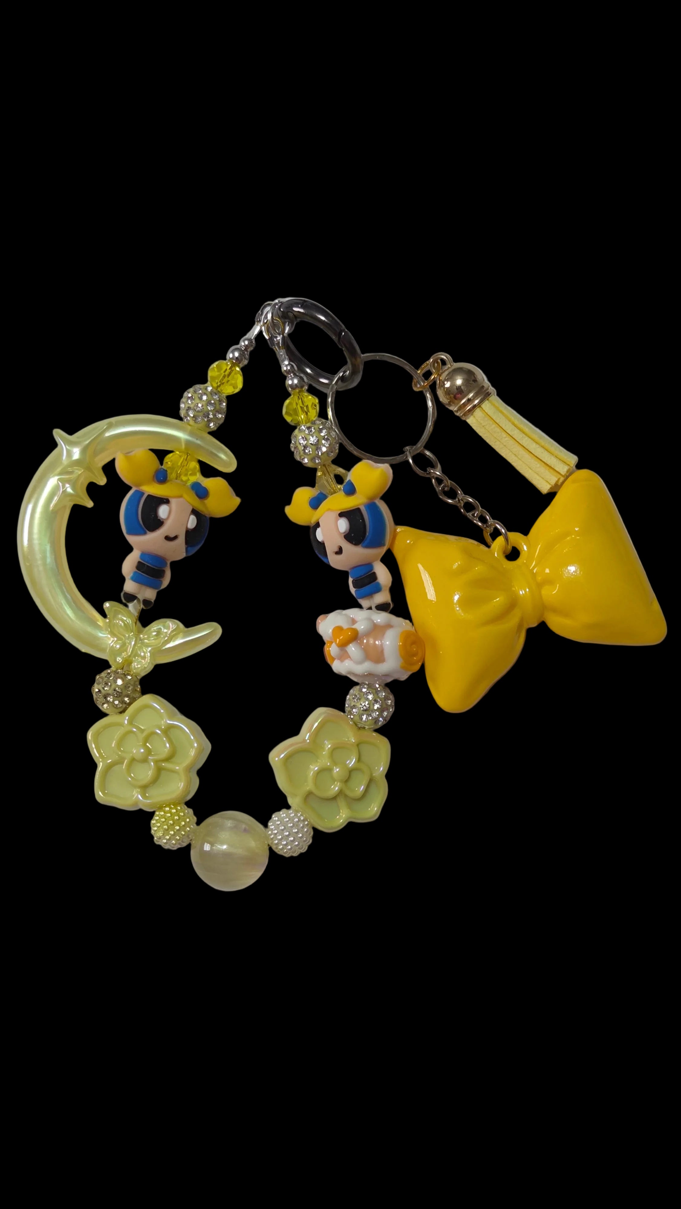 Cartoon yellow Keychains