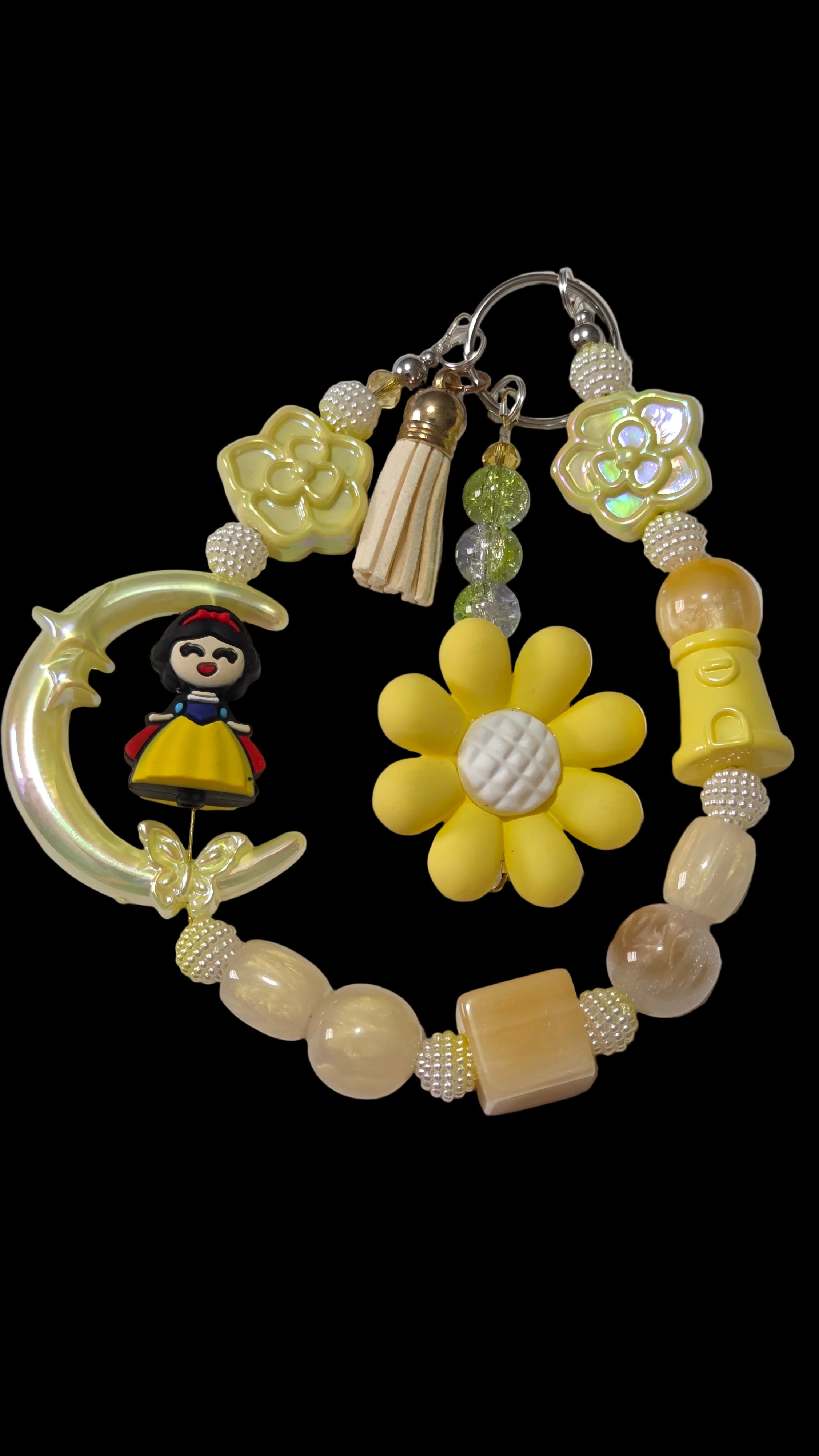 Cartoon yellow Keychains