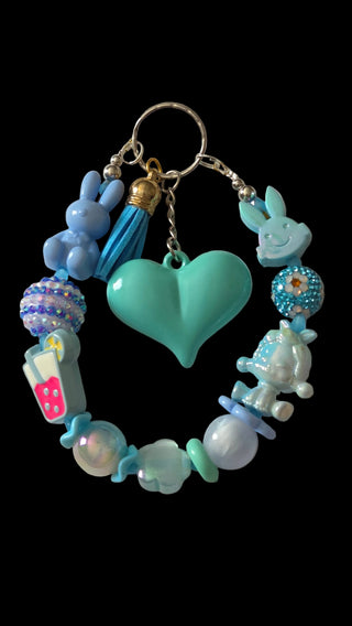 Blue cartoon Keychains