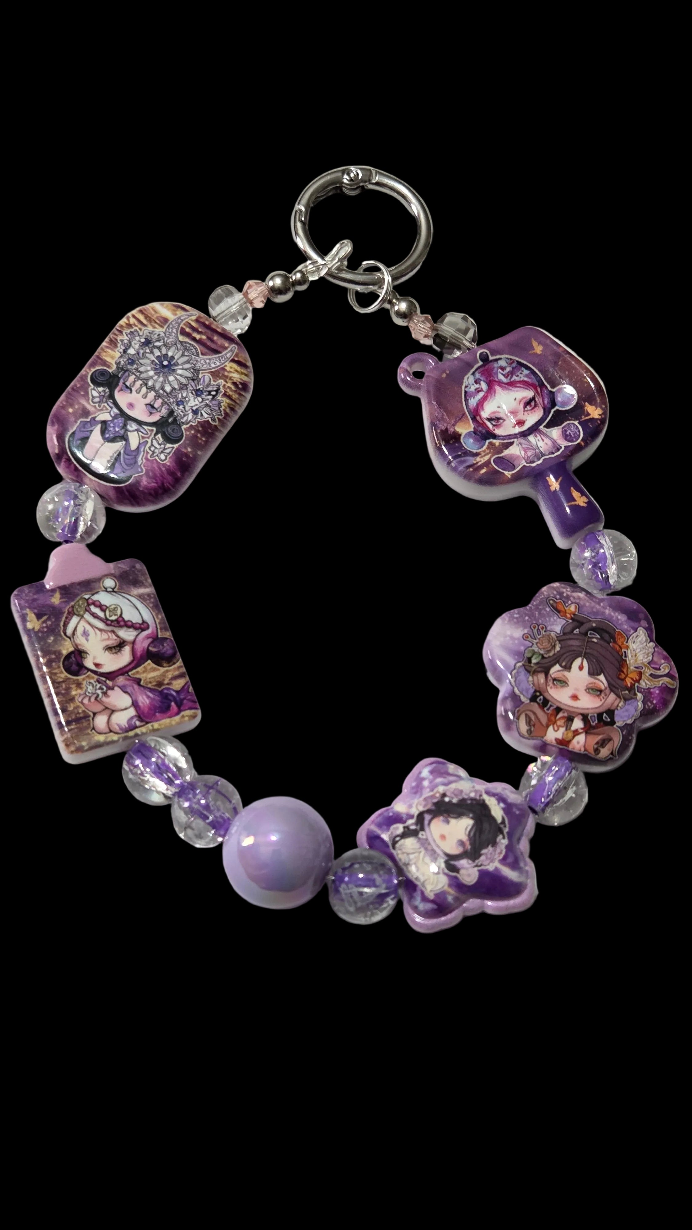 Skull panda Keychains