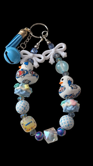 Blue cartoon Keychains