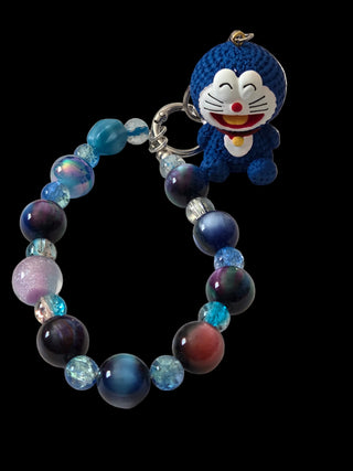 Blue 3d figure Keychains