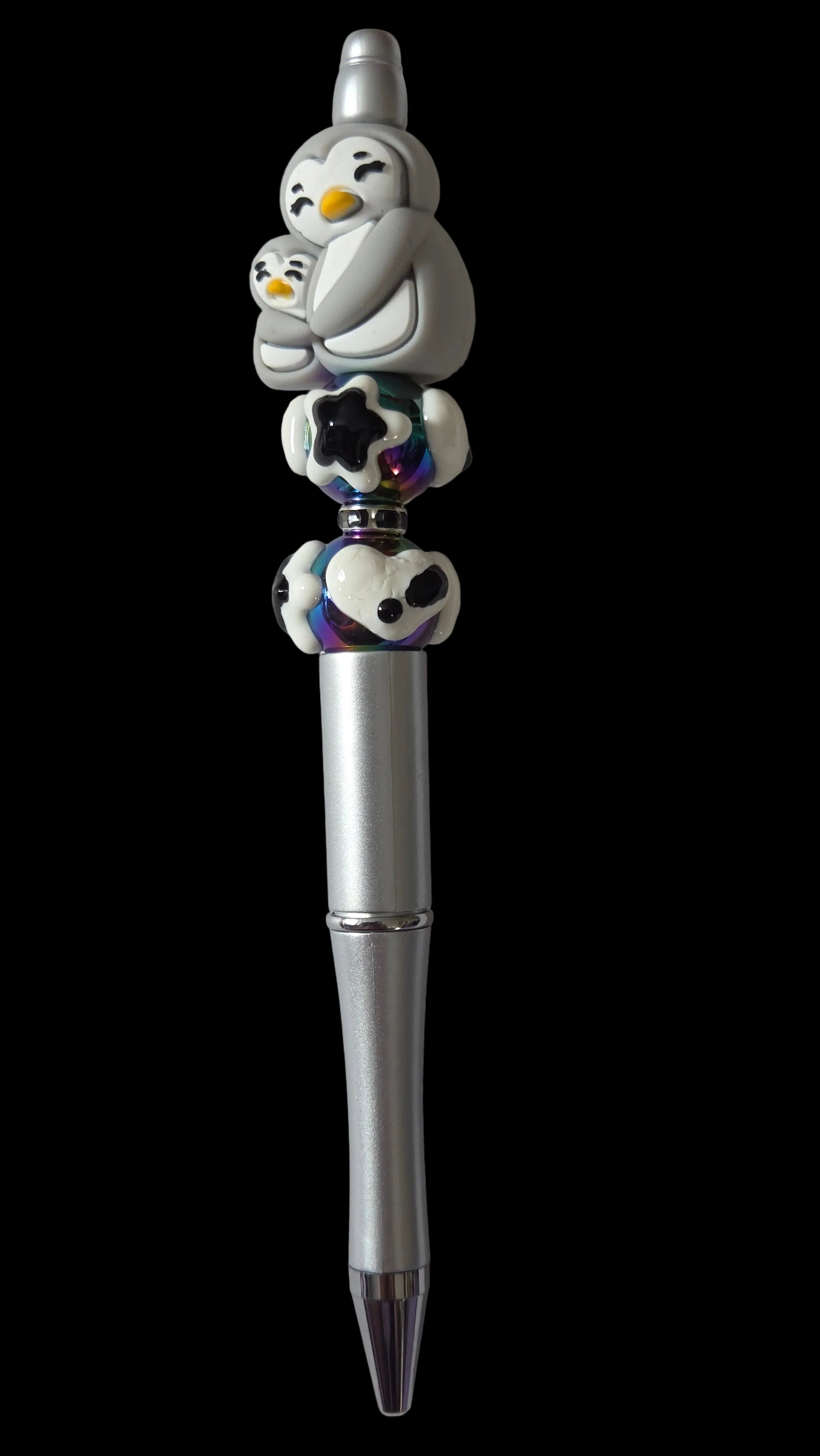 Black and white pens