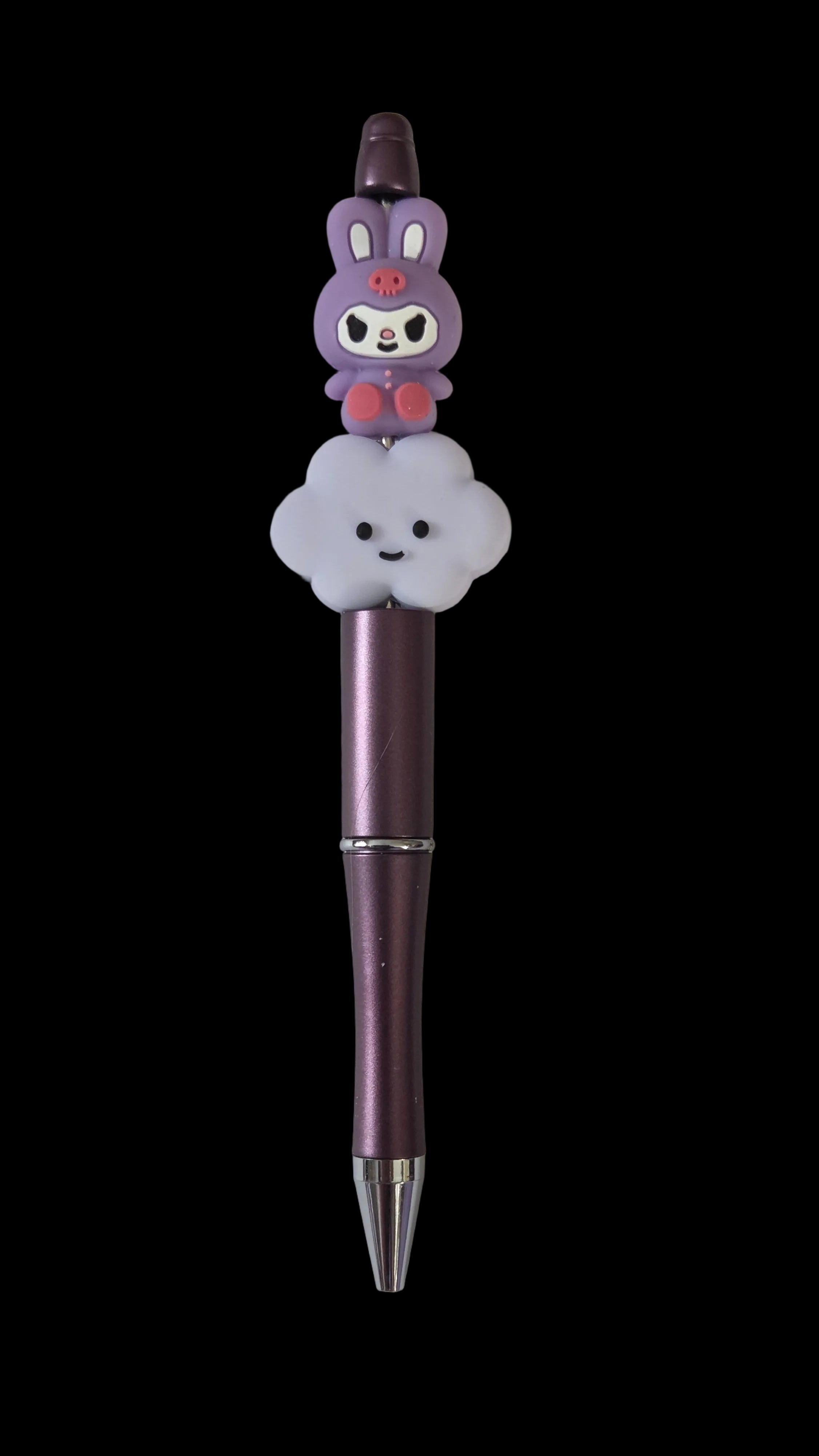 Purple and pink pens