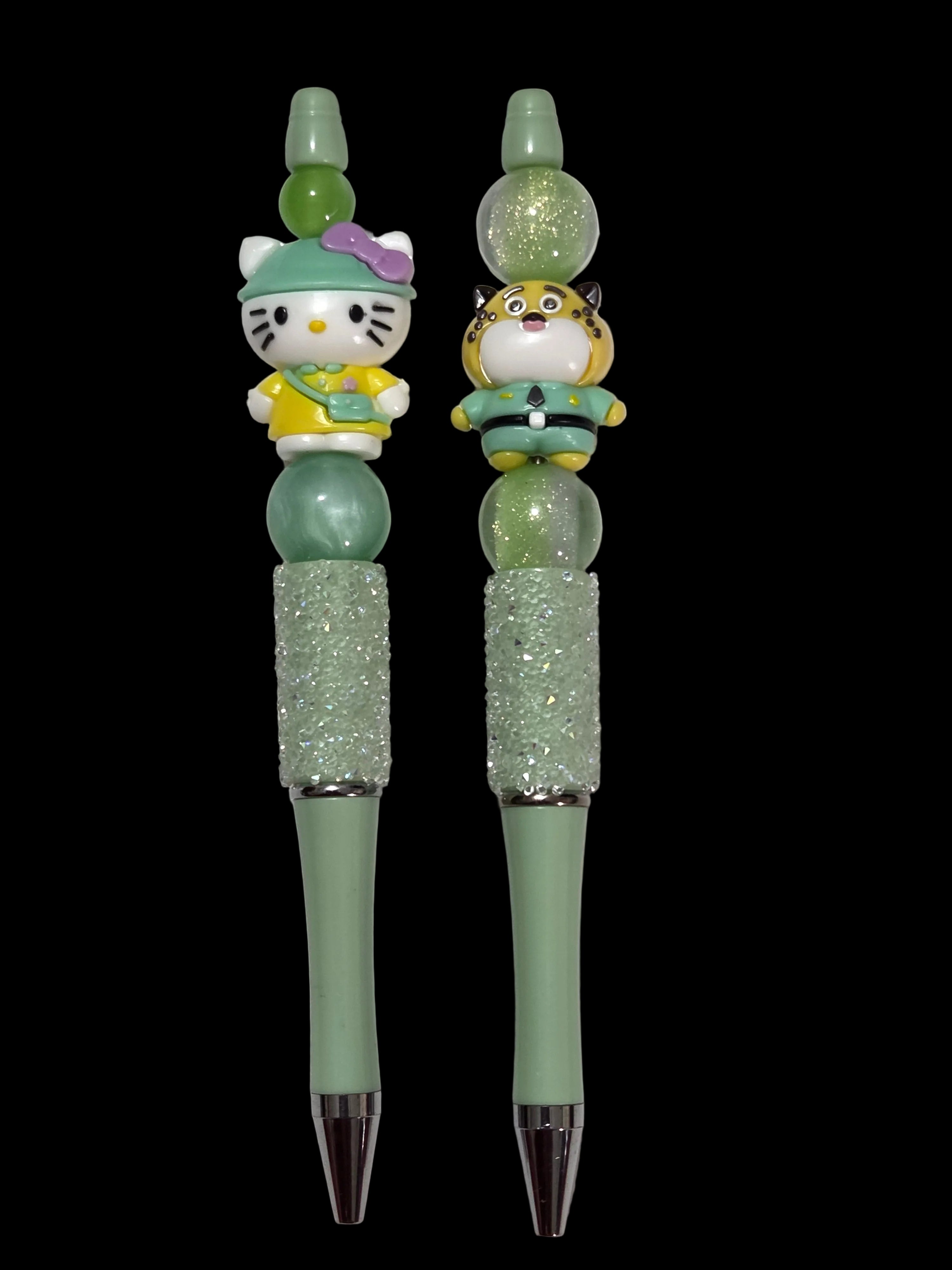 Cartoon beaded pens
