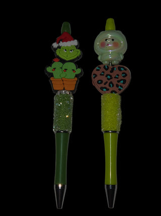 Focal beaded pens